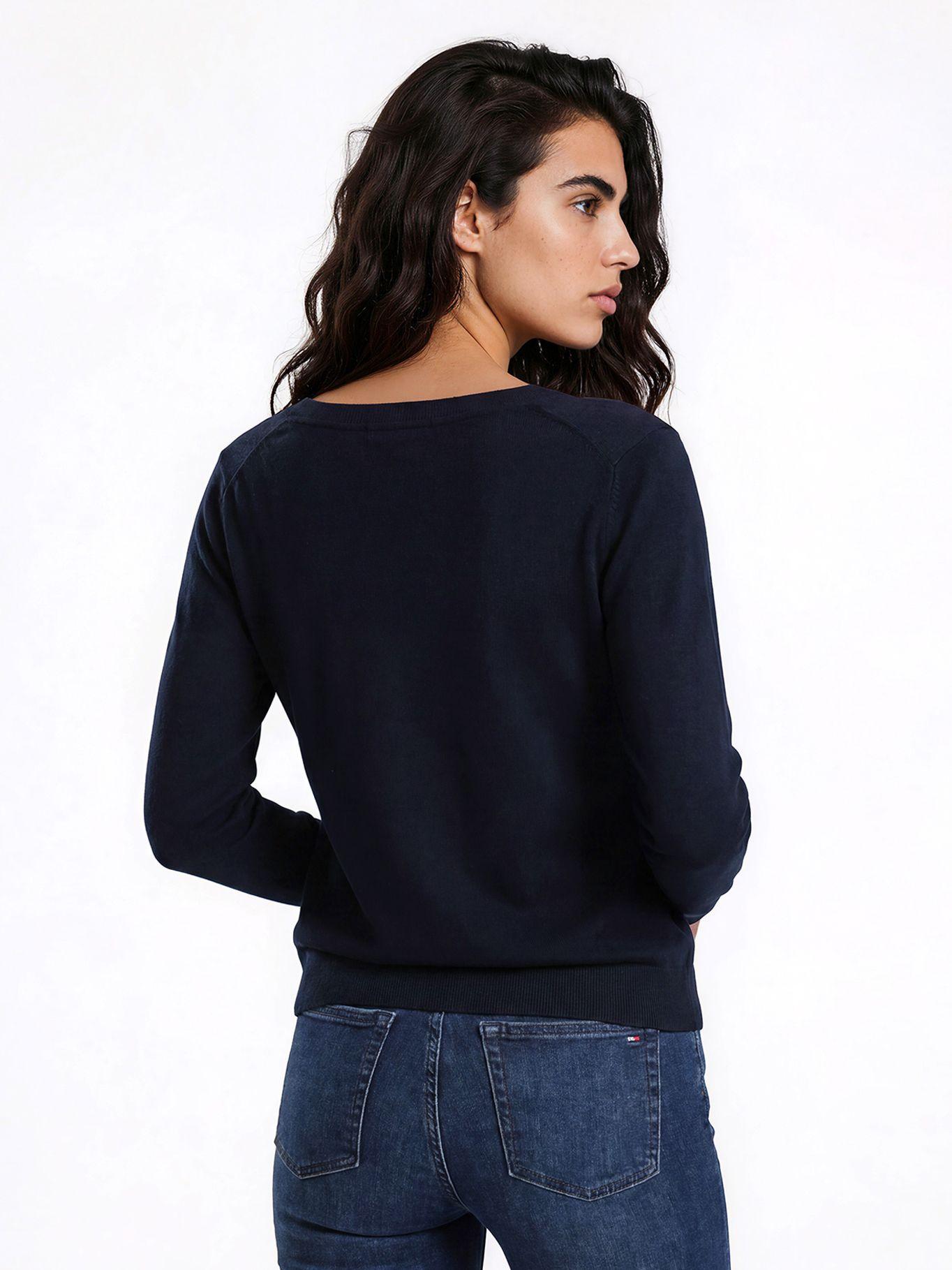 Sweater Con Diseño De Rayas Azul Tommy Hilfiger-3