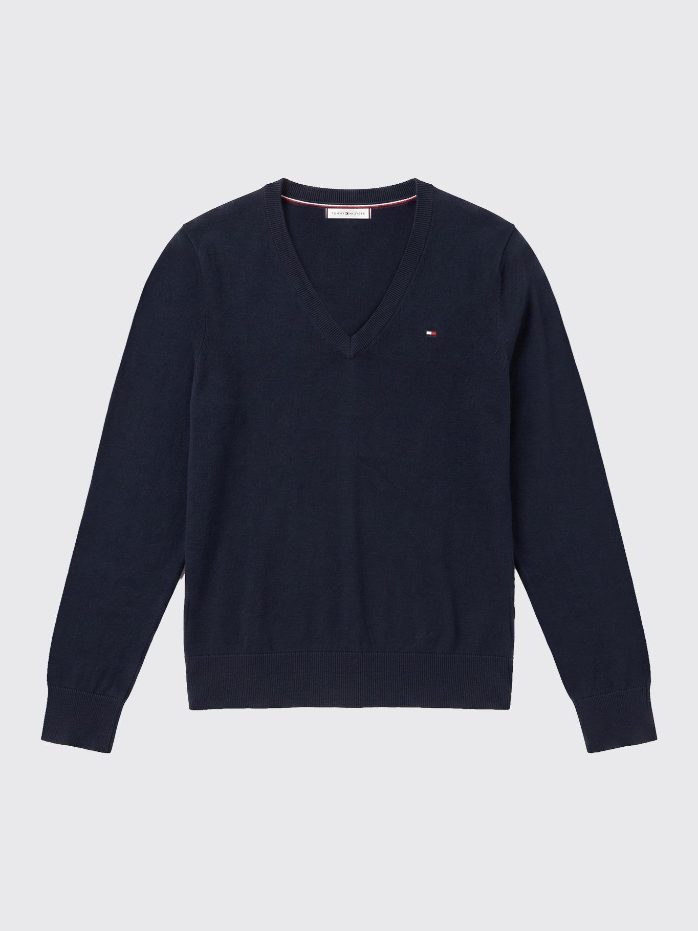 Sweater Con Diseño De Rayas Azul Tommy Hilfiger-4