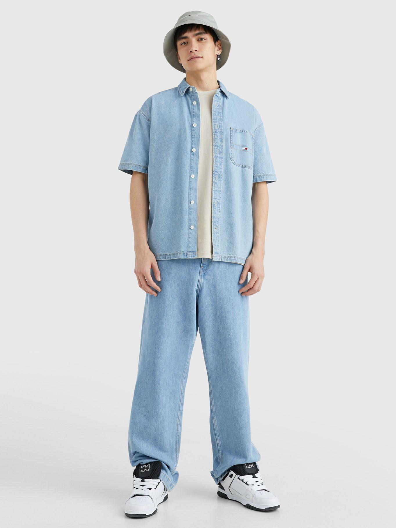 Camisa Denim Oversize Celeste Tommy Jeans-1