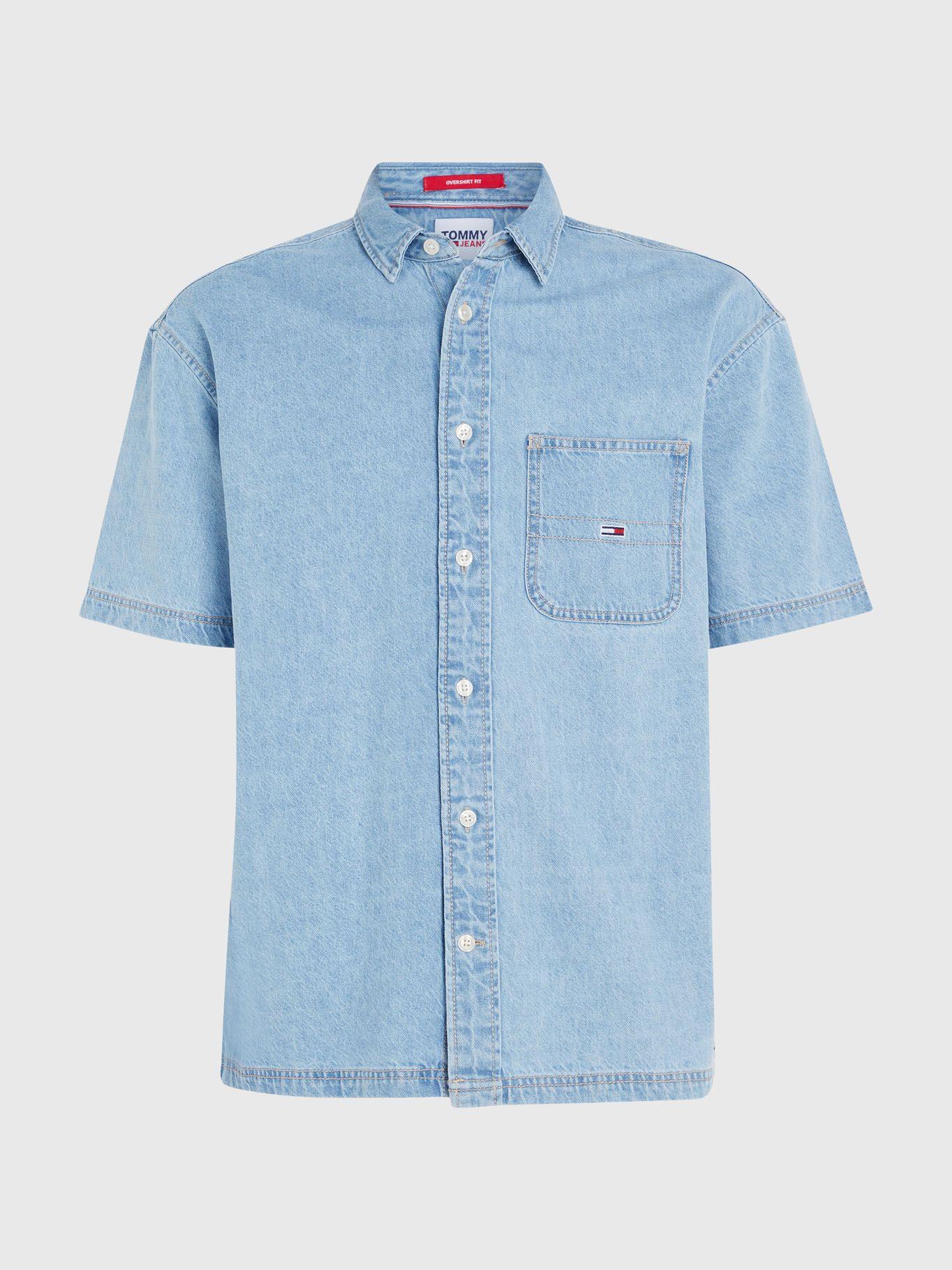 Camisa Denim Oversize Celeste Tommy Jeans-4