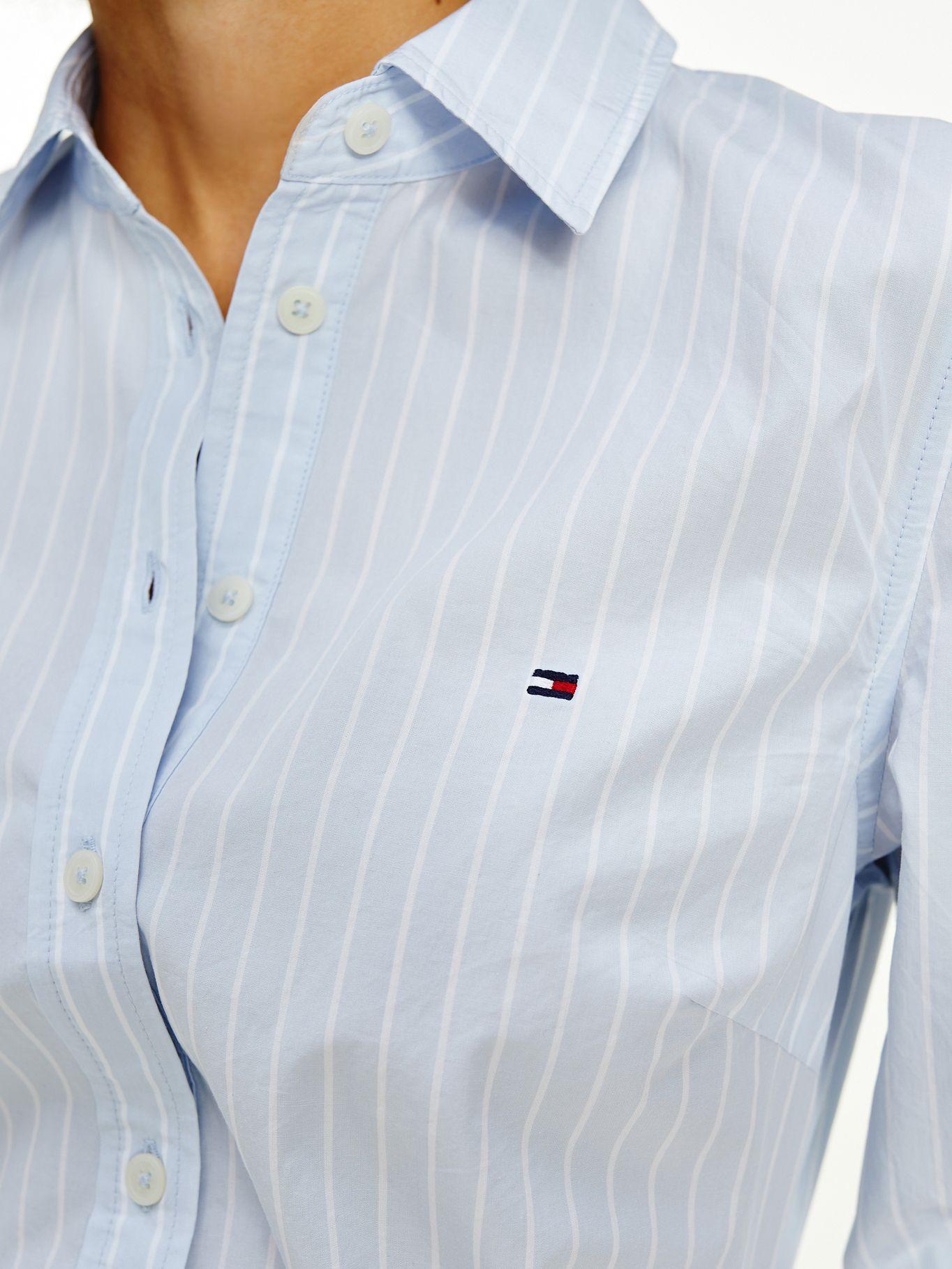 Camisa Cotton Regular Fit Celeste Tommy Hilfiger-2