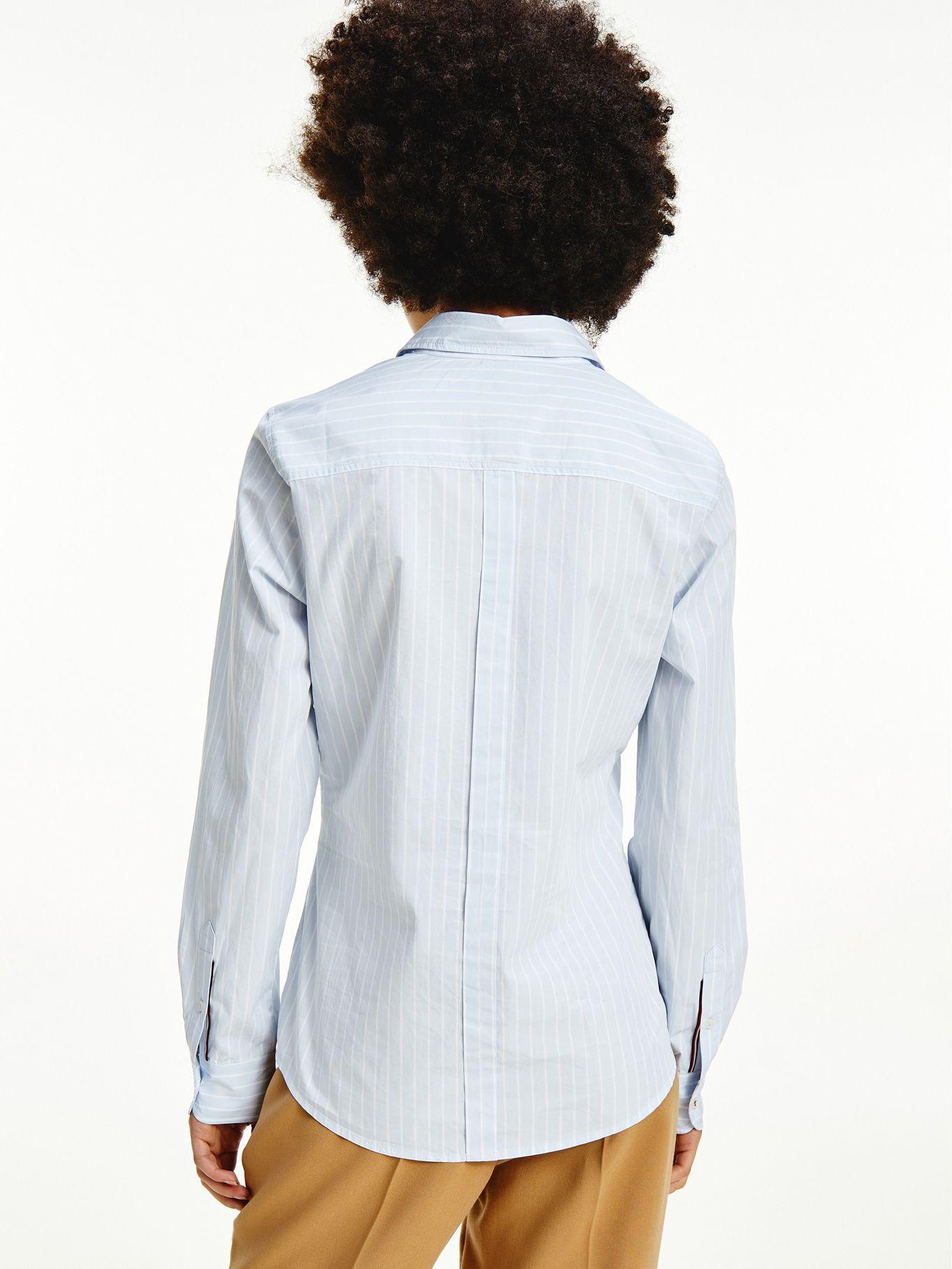 Camisa Cotton Regular Fit Celeste Tommy Hilfiger-1