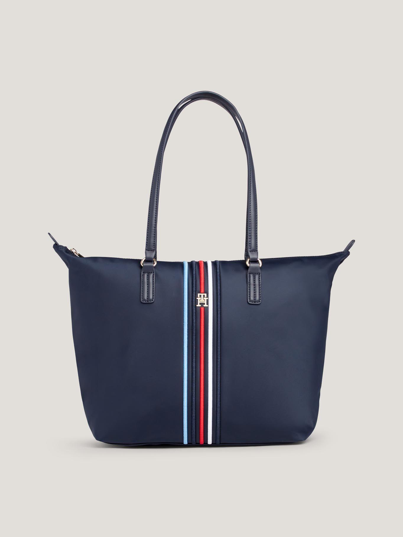 Tote Poppy Global Stripe Azul Tommy Hilfiger-0