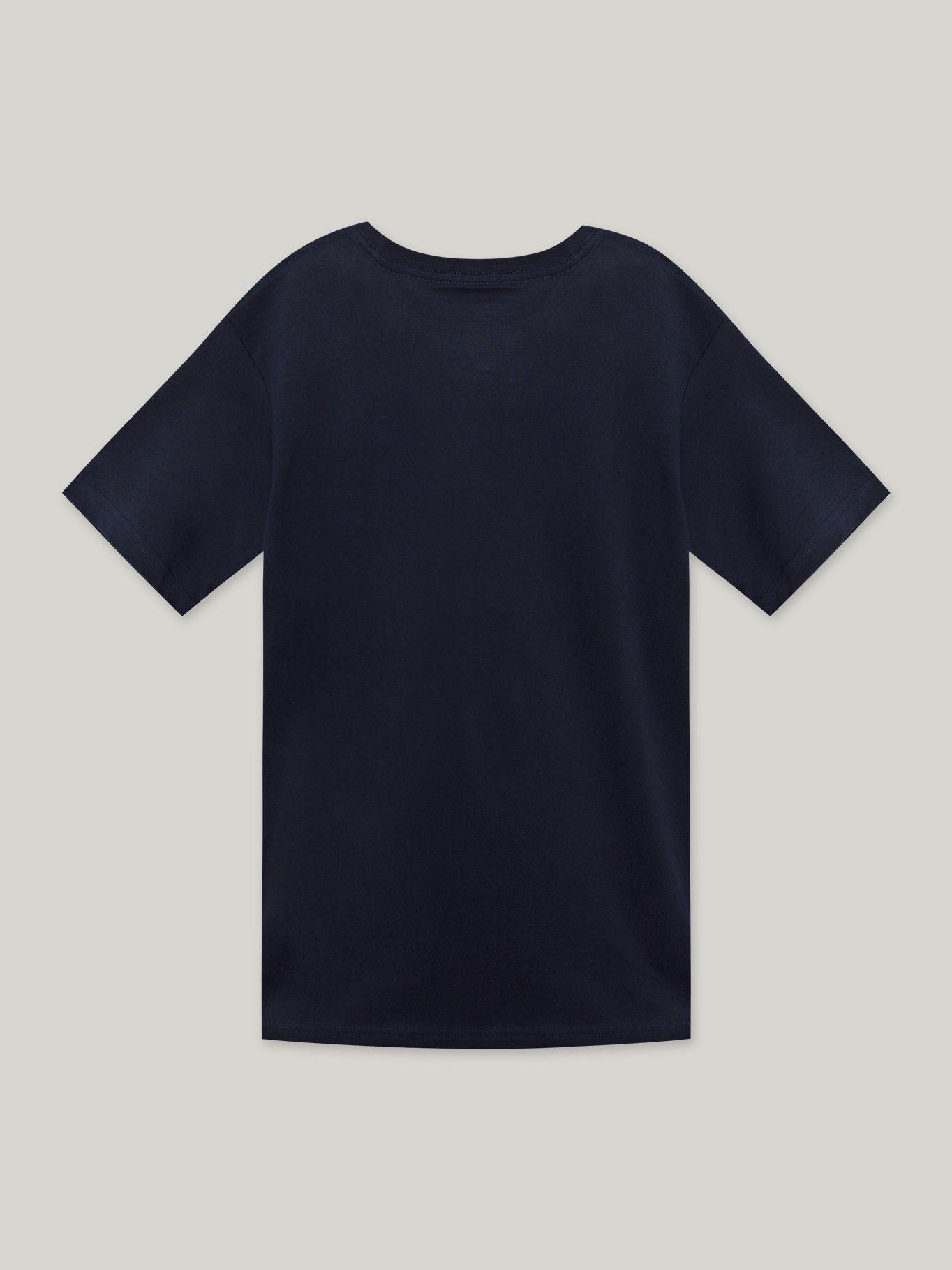 Polera De Niño Con Logo Azul Tommy Hilfiger-1