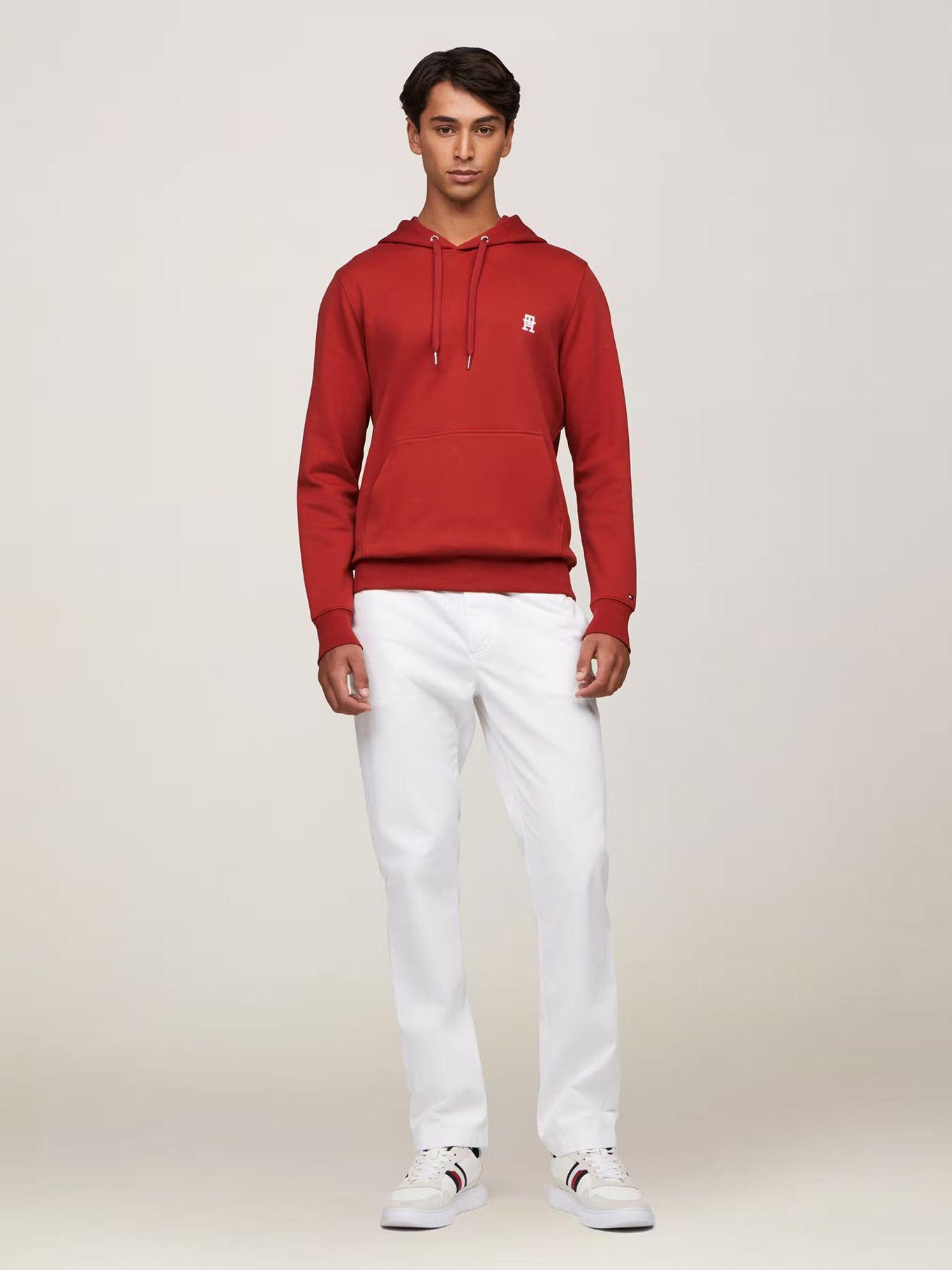 Polerón Hoodie Logo Monogram Rojo Tommy Hilfiger-1