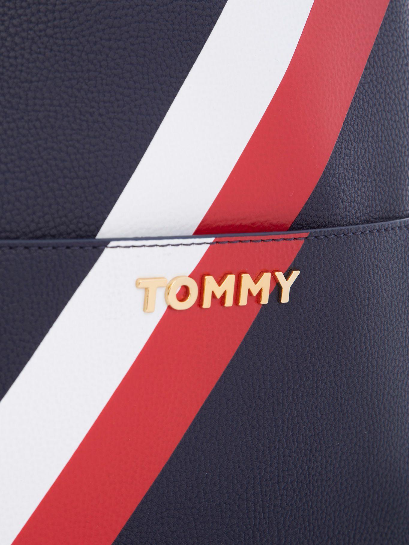 Mochila Stripe Print Azul Tommy Hilfiger-3