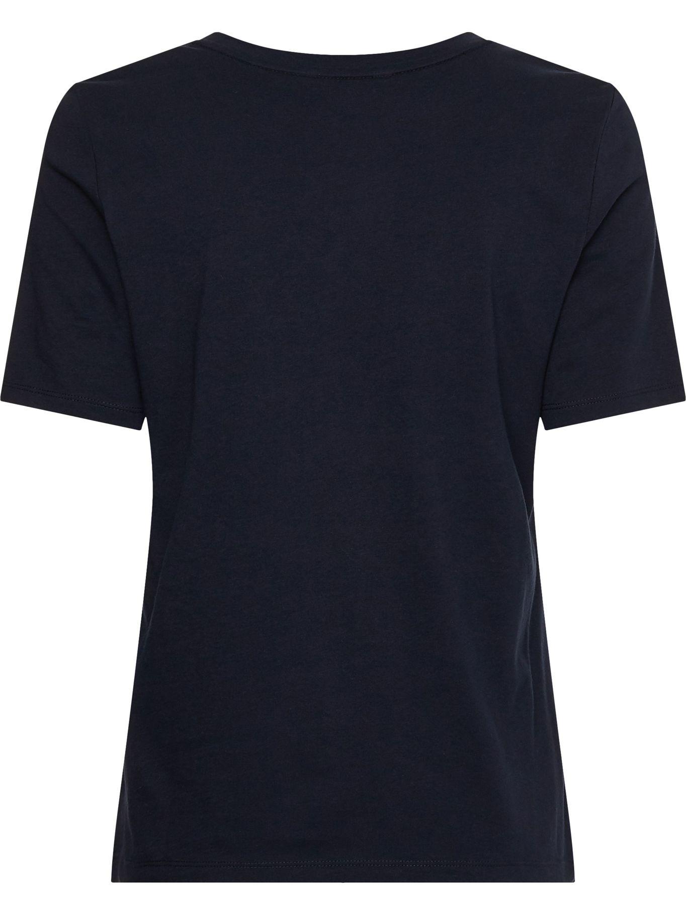 Polera Rose Print Regular Fit Azul Tommy Hilfiger-1