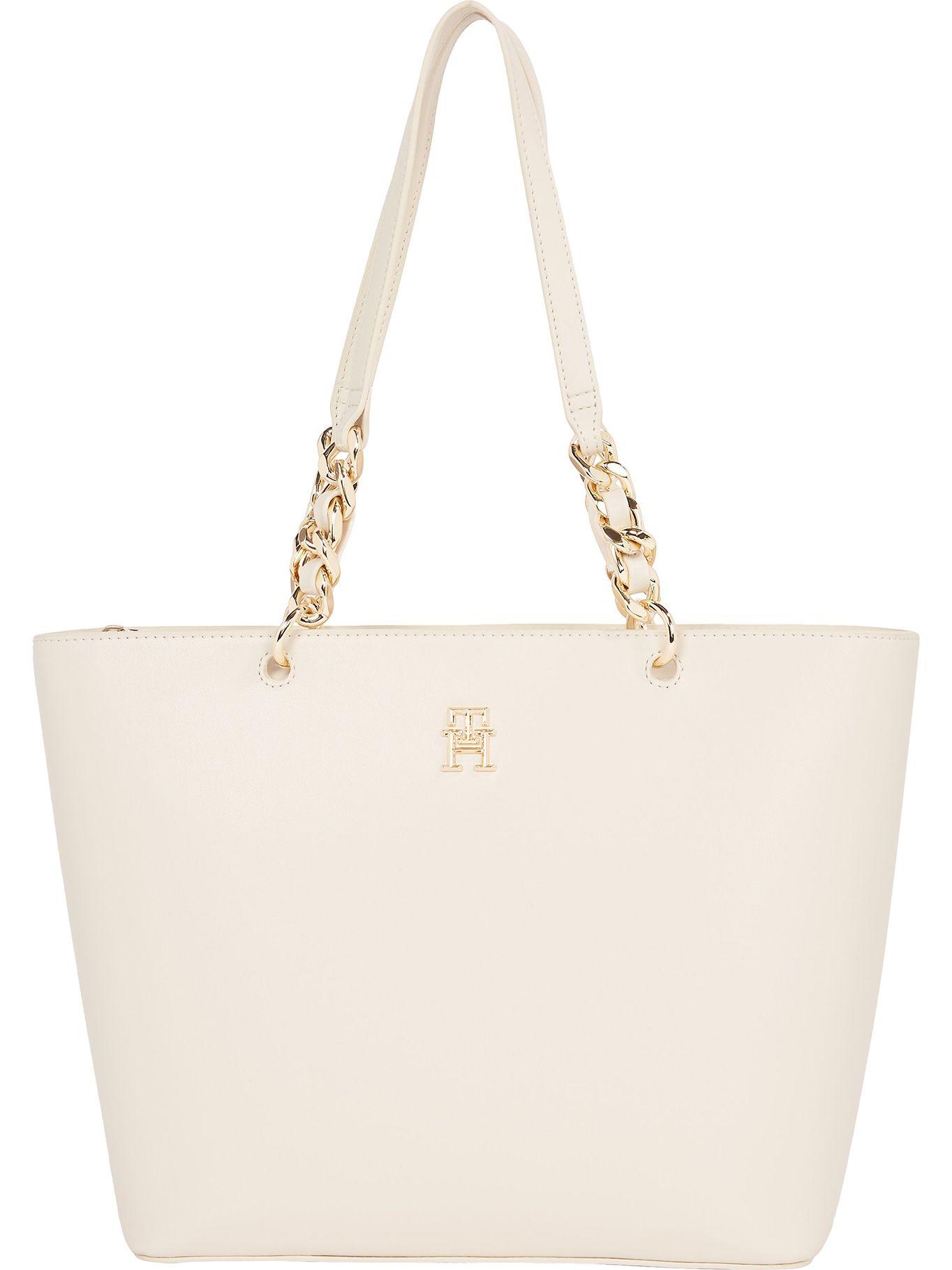 Bolso Tote Chic Con Logo Blanco Tommy Hilfiger-0