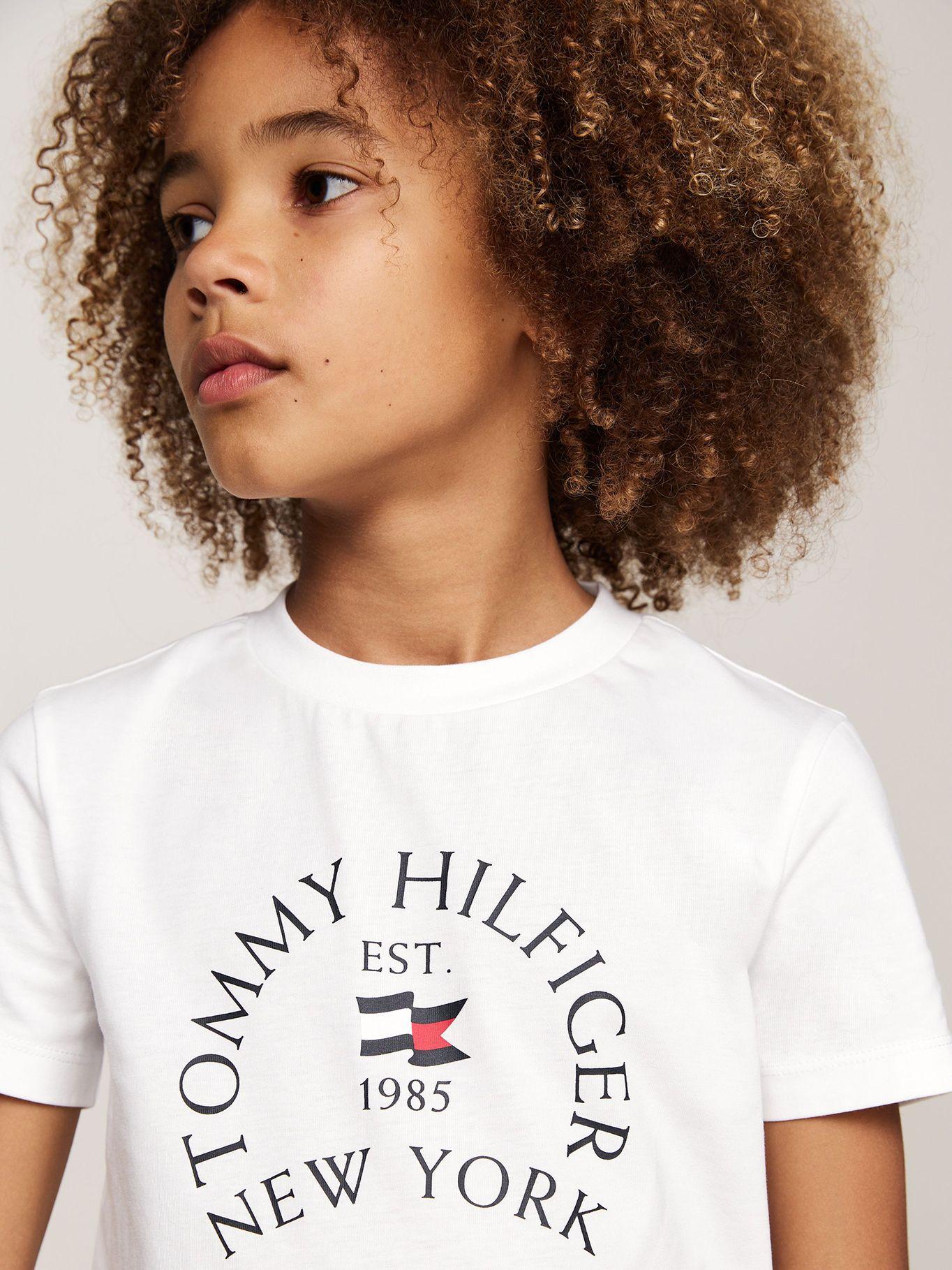 Polera De Niño Con Logo Náutico Blanco Tommy Hilfiger-3
