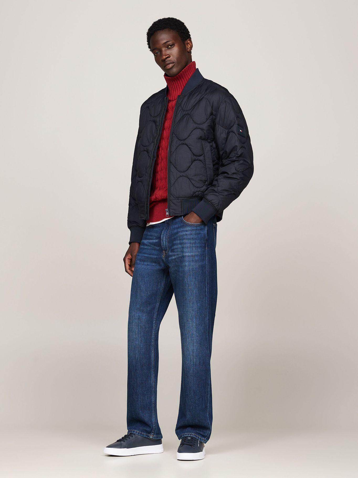 Zapatillas Court De Cuero Con Logo Azul Tommy Hilfiger-1
