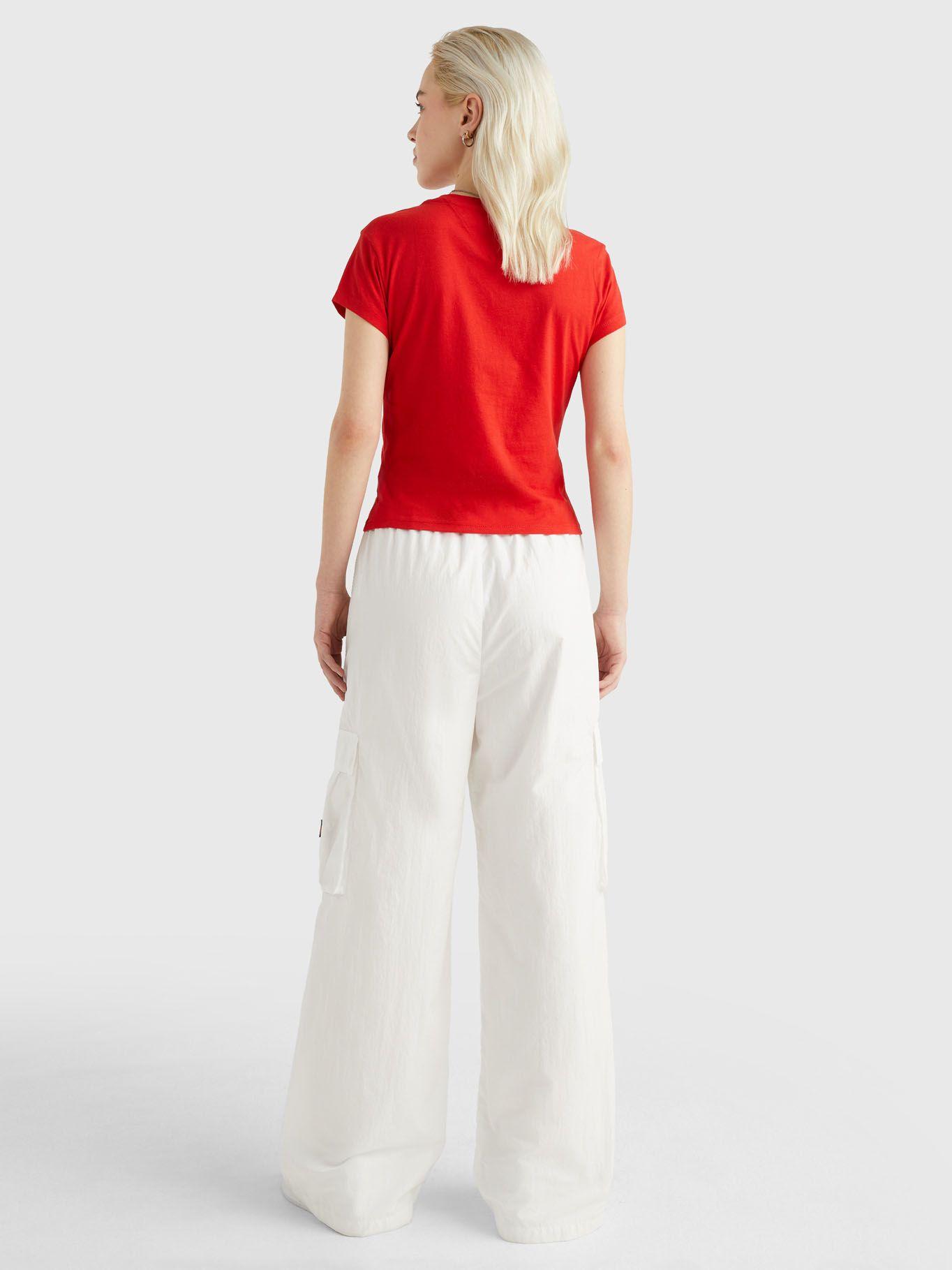 Polera Essential Logo Rojo Tommy Jeans-2