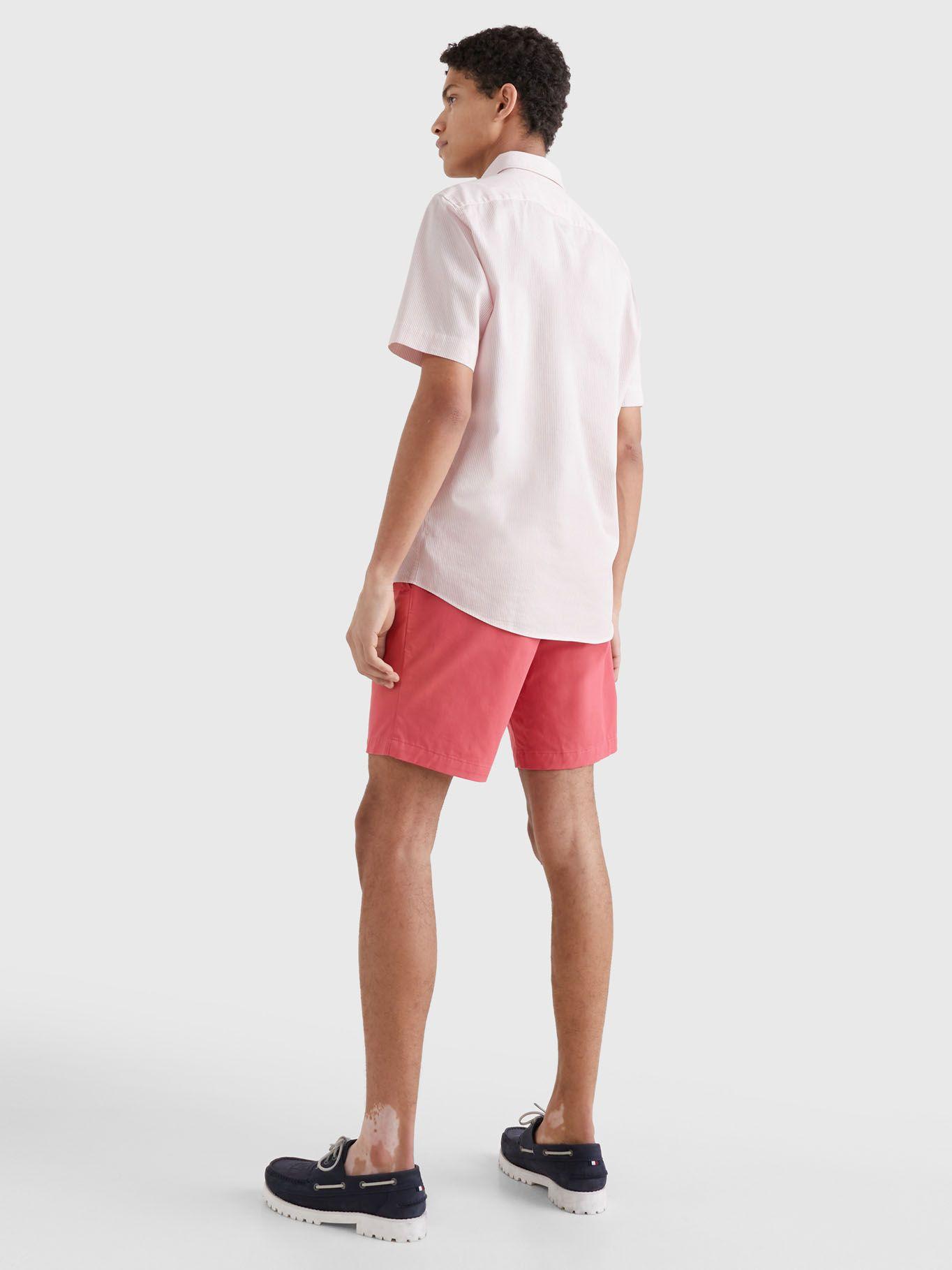 Camisa Oxford Stripe Regular Fit Rosado Tommy Hilfiger-2