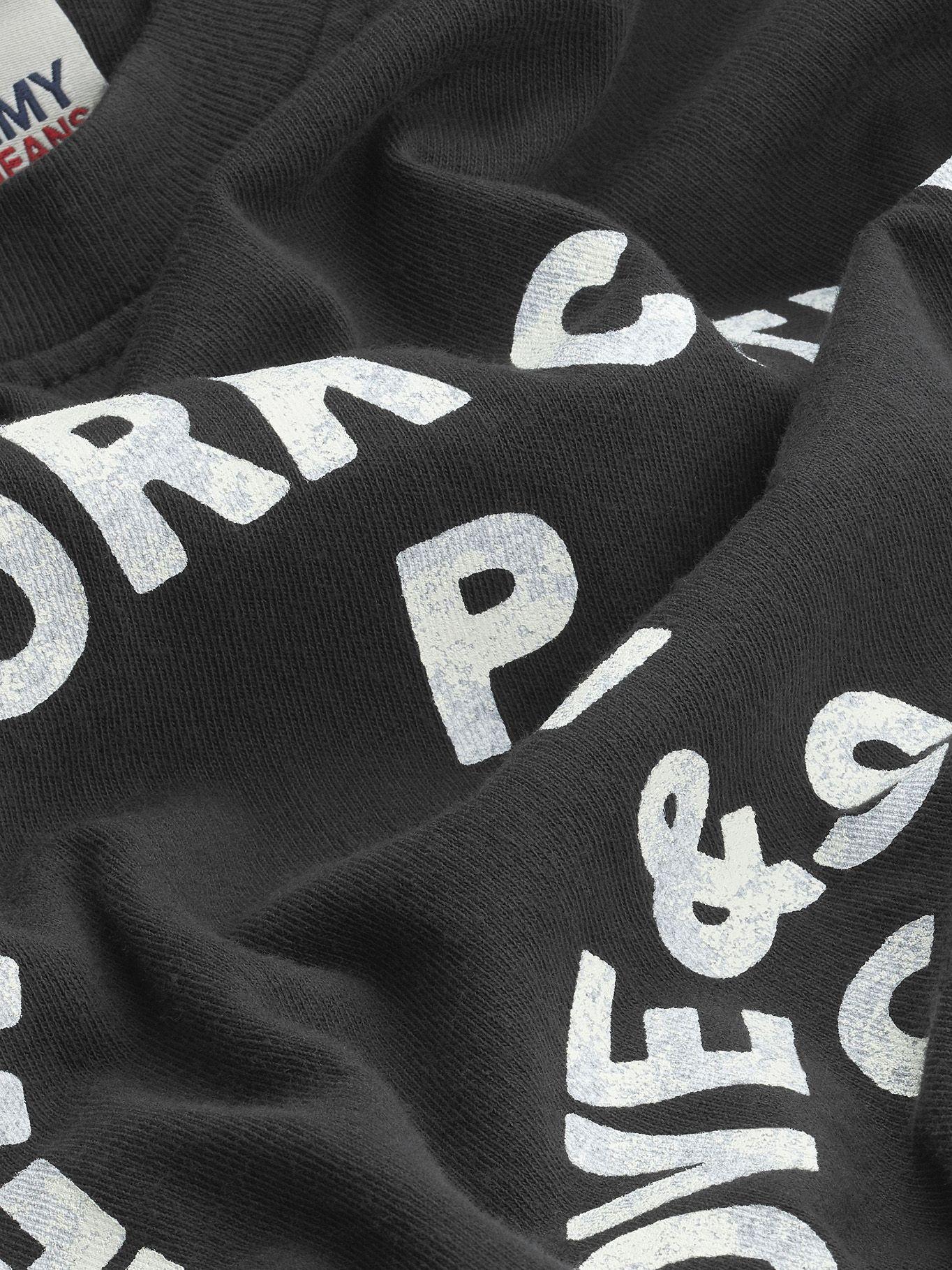 Polera Crop Positivitees Blanco Tommy Jeans E2-2
