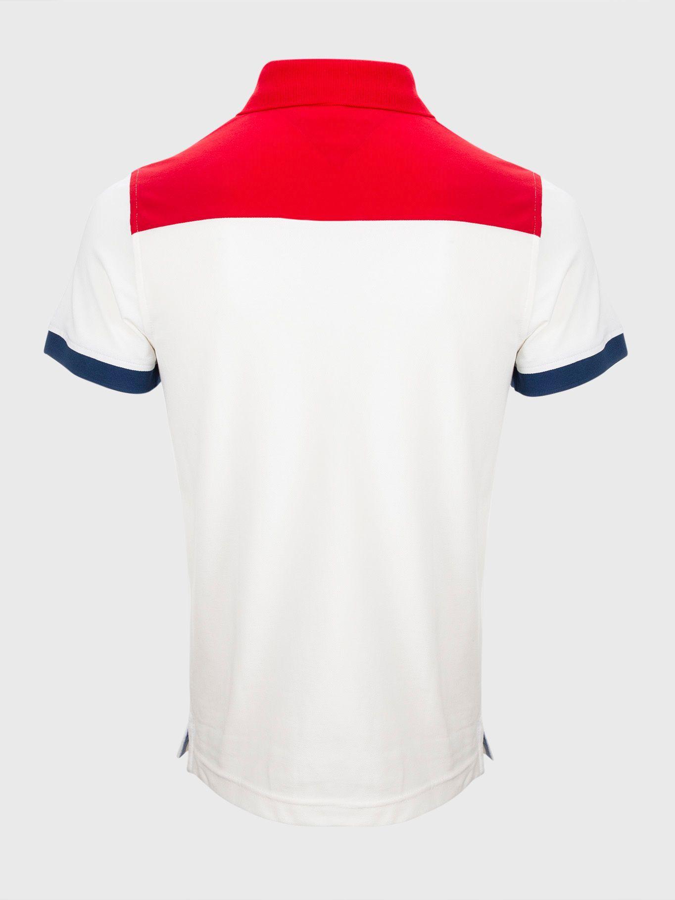 Polo De Algodón Slim Fit Blanco Tommy Hilfiger-1