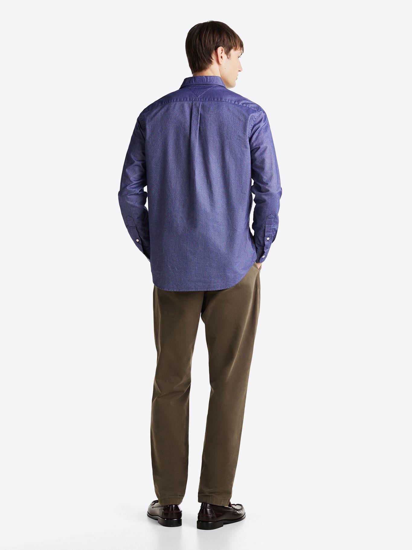 Camisa Oxford Heritage Regular Fit Azul Tommy Hilfiger-2