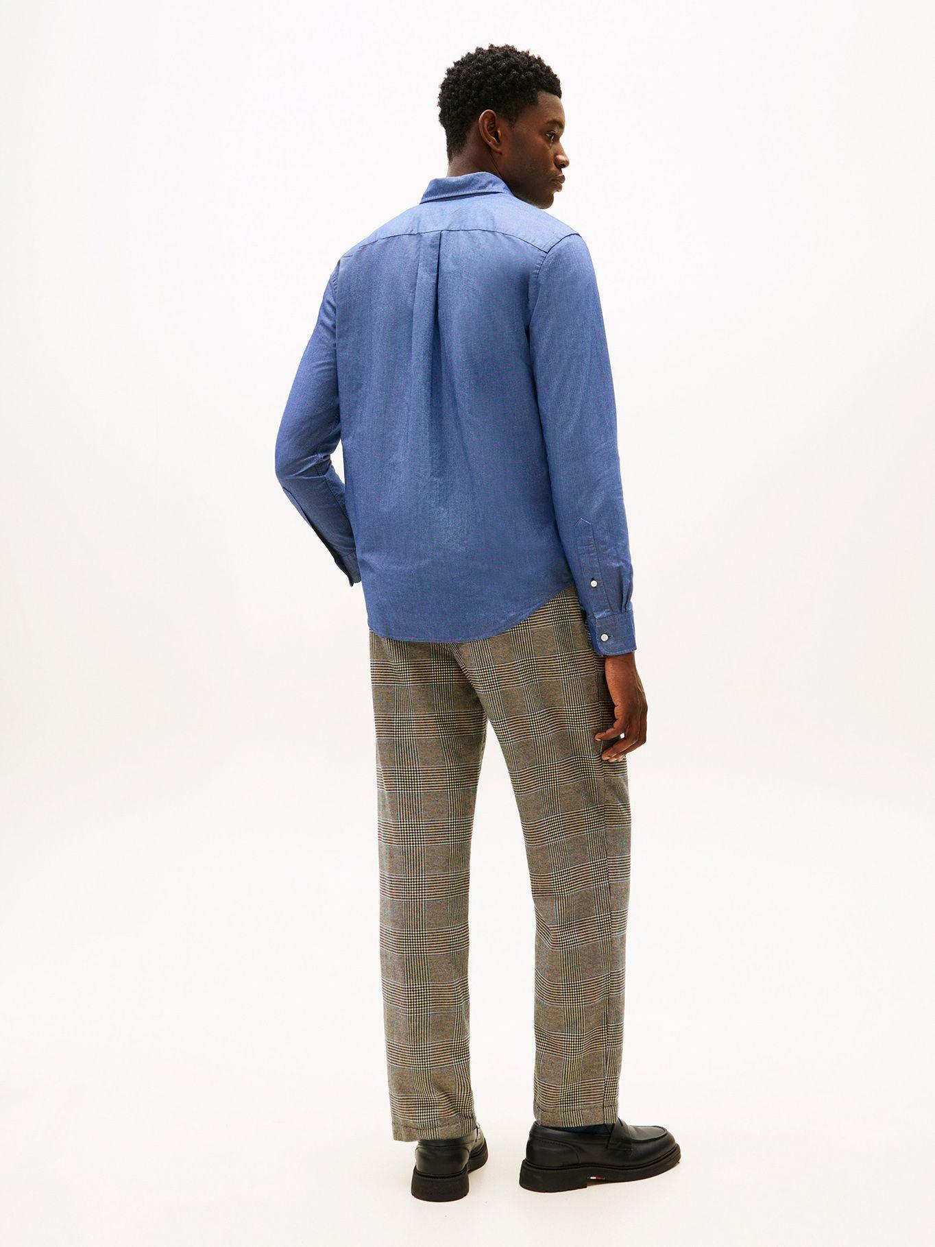 Camisa Oxford Regular Fit DW5 Azul Tommy Hilfiger-2