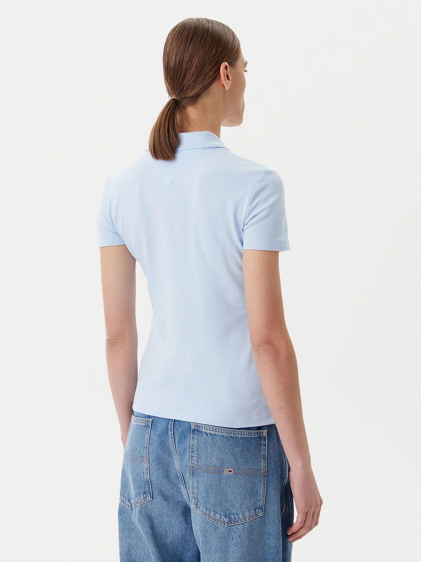 Polo Essential Slim Fit Celeste Tommy Jeans-2