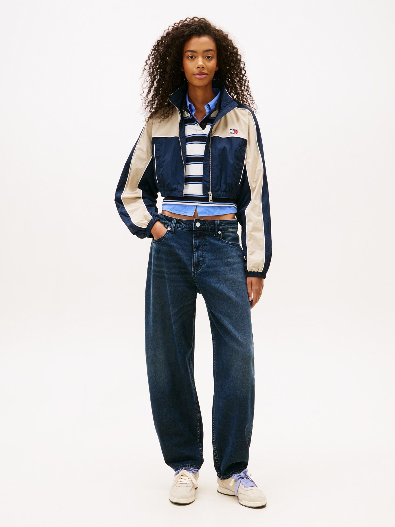 Chaqueta Colorblock Con Logo Tommy Jeans Azul-1