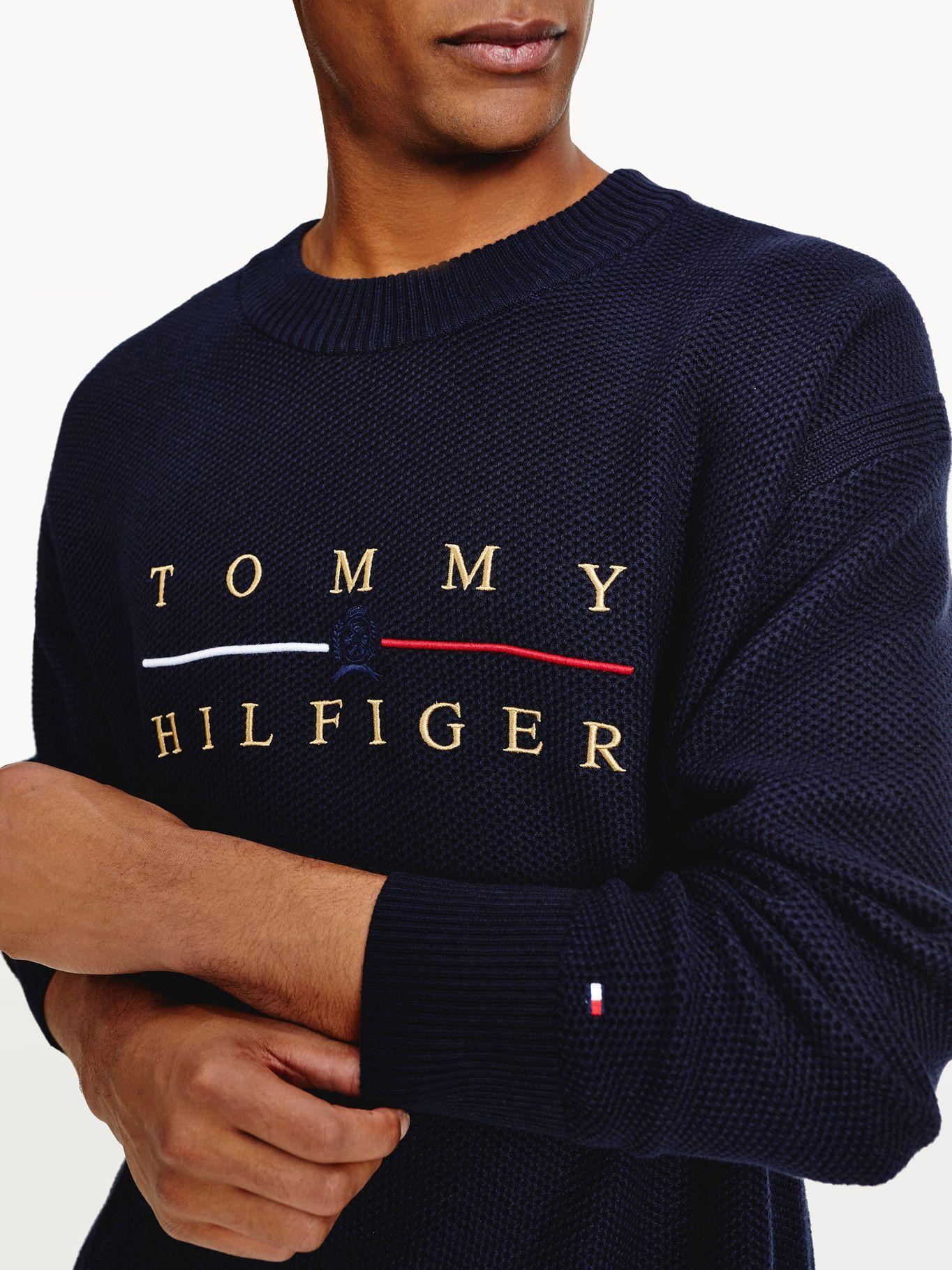 Sweater Icons Oversize Azul Tommy Hilfiger A2-2