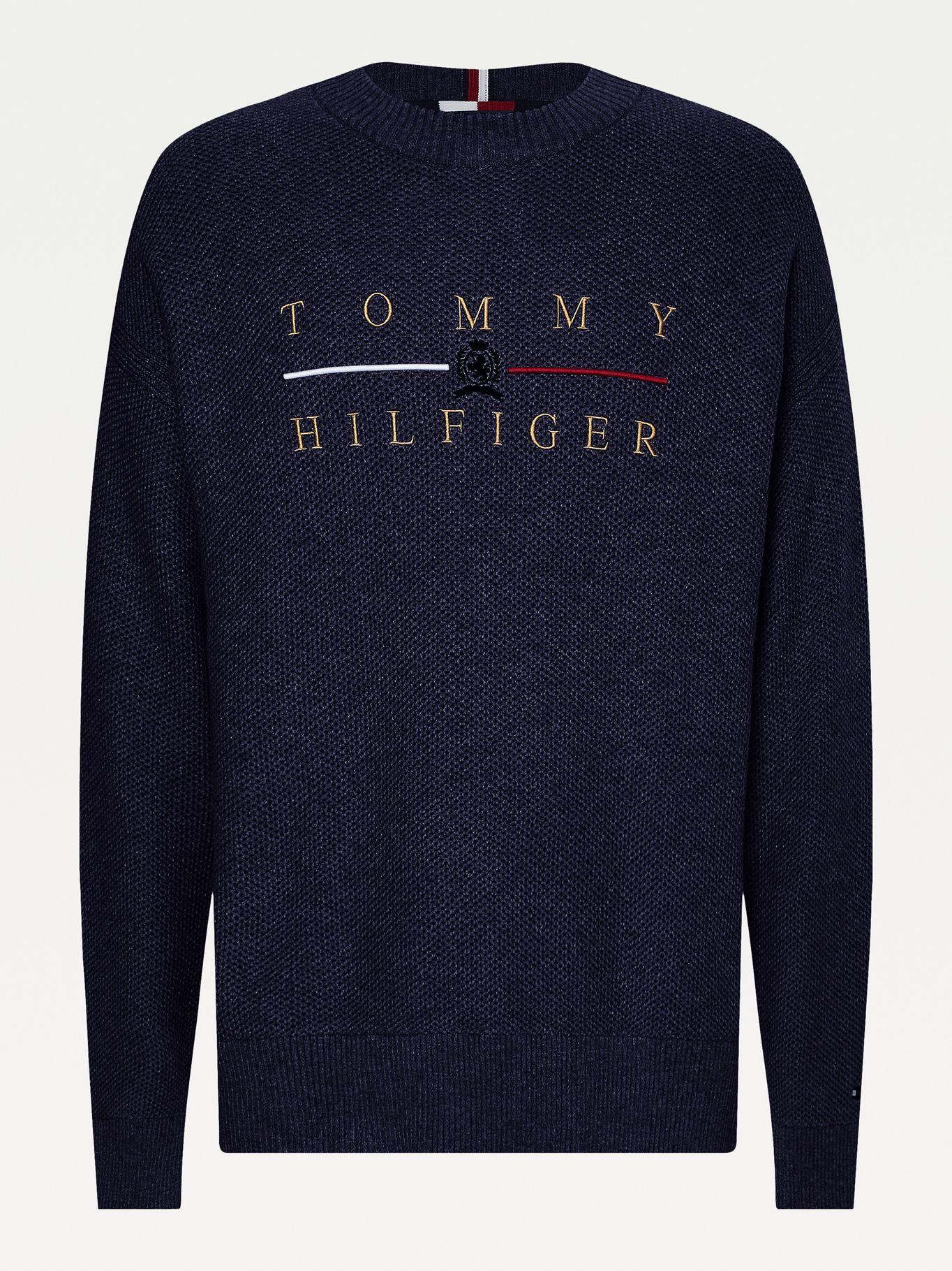 Sweater Icons Oversize Azul Tommy Hilfiger A2-3