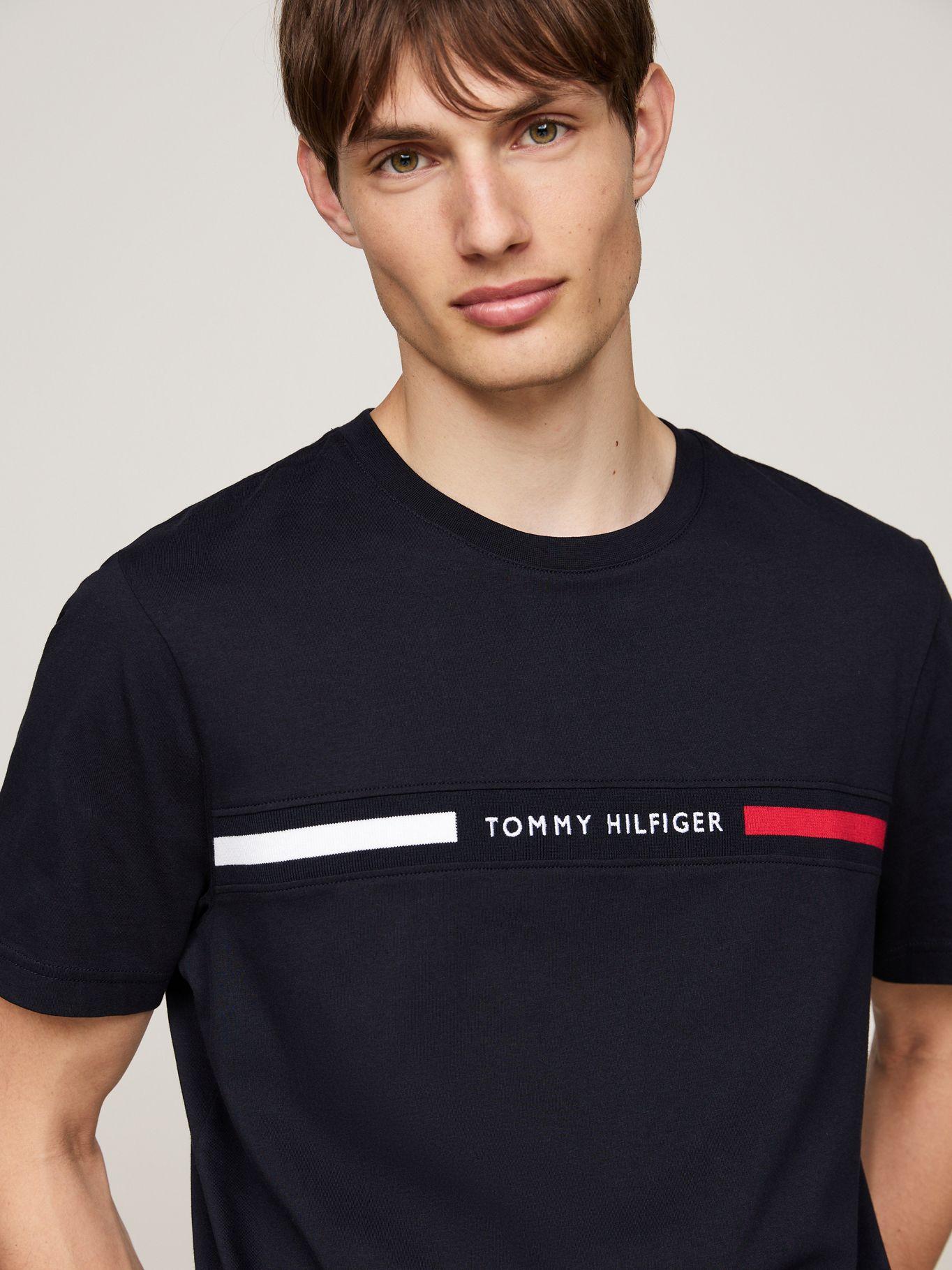 Polera Chest Insert Logo Azul Tommy Hilfiger-3