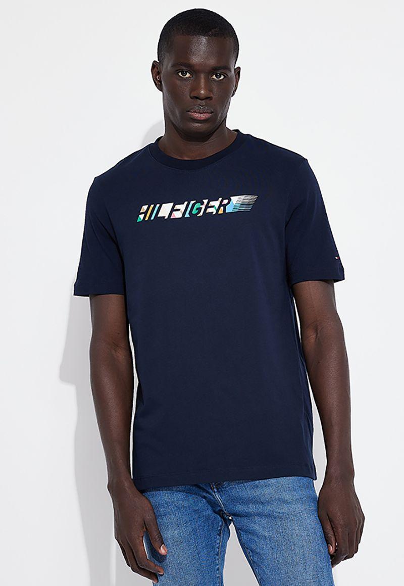 Polera Hombre Multicolor Azul Tommy Hilfiger-0