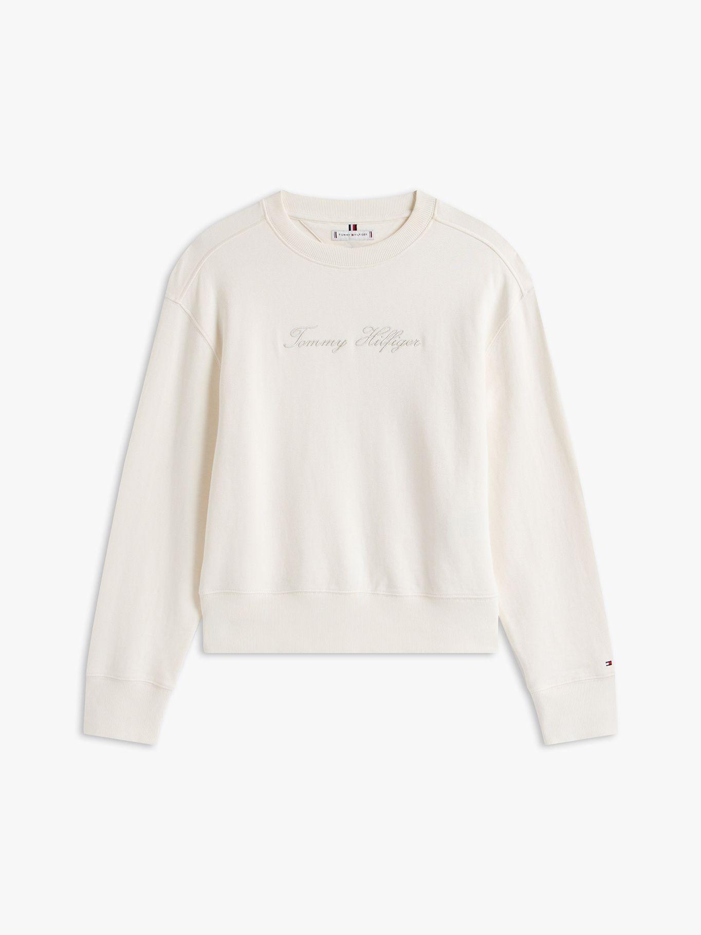 Polerón  Logo Scrip Bordado Blanco YA8 Tommy Hilfiger-4