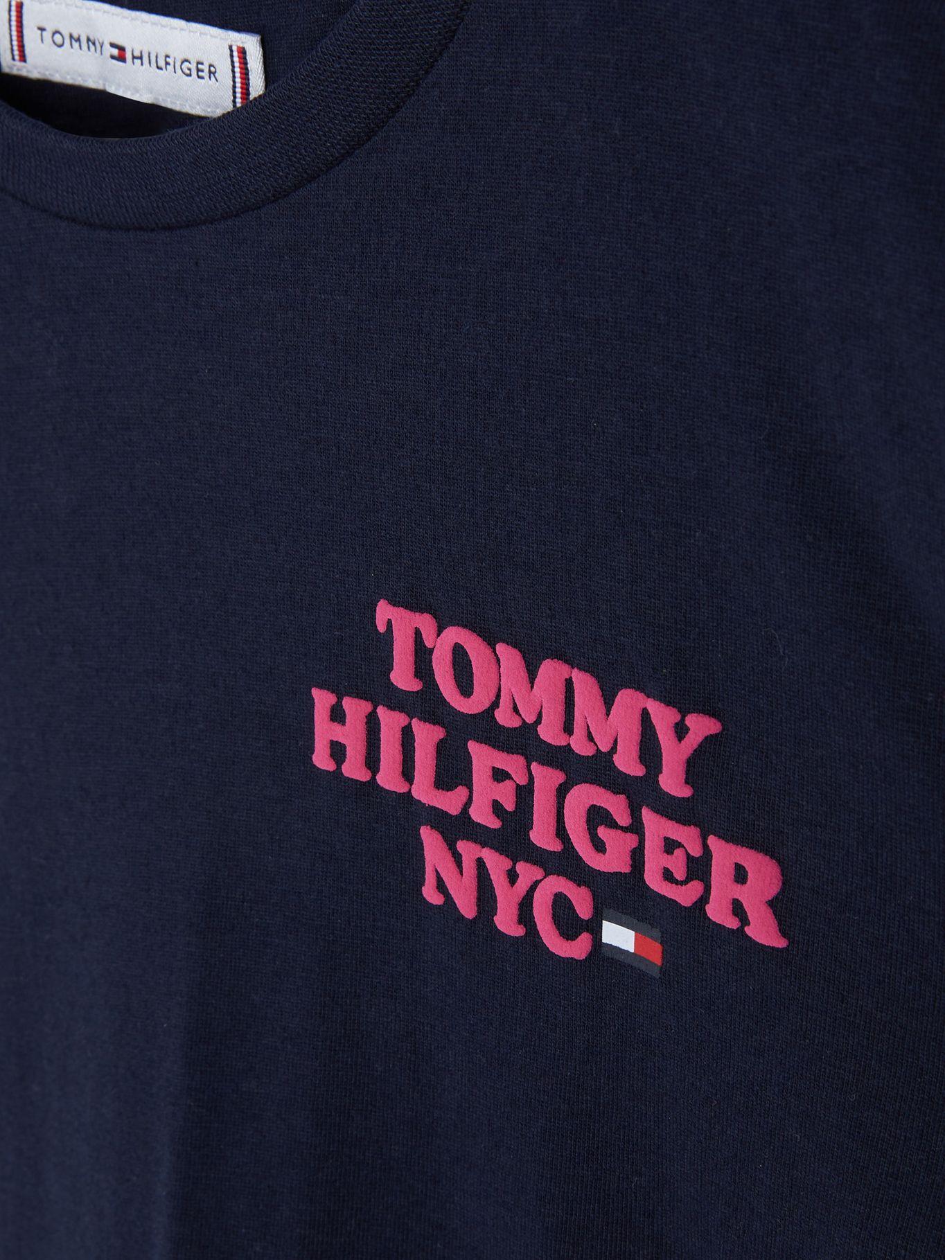 Polera Con Logo Y Print Nyc  Azul Tommy Hilfiger-2