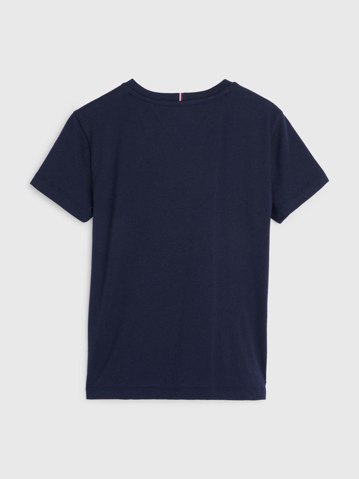 Polera Con Logo Y Print Nyc  Azul Tommy Hilfiger-1