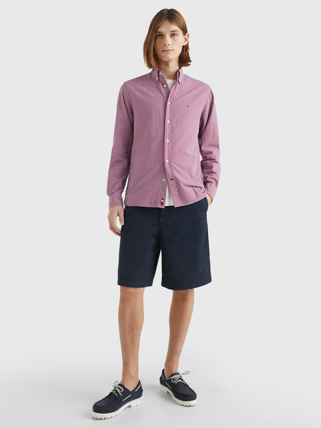 Camisa Vichy Corte Regular Rojo Tommy Hilfiger-1