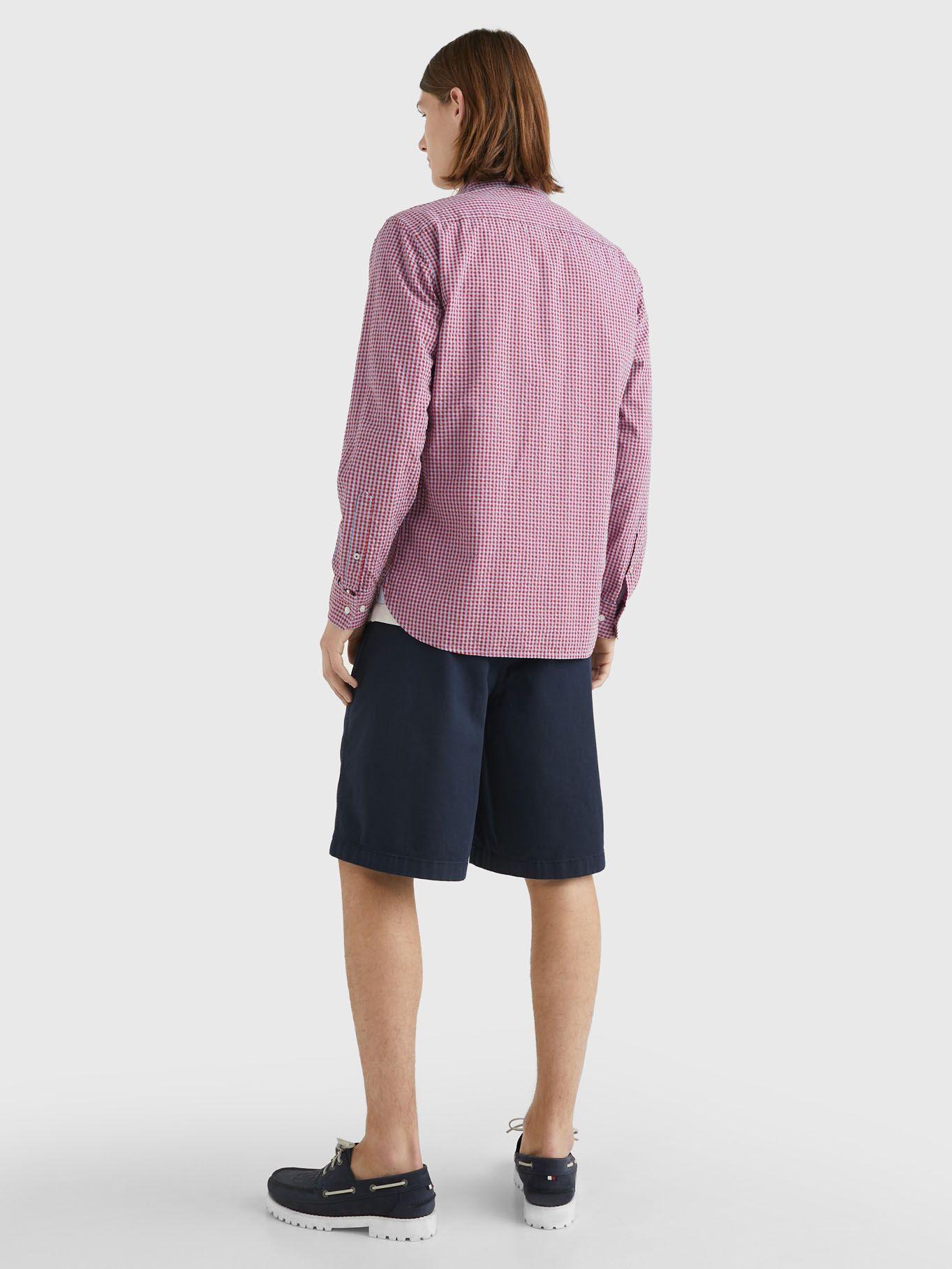 Camisa Vichy Corte Regular Rojo Tommy Hilfiger-2