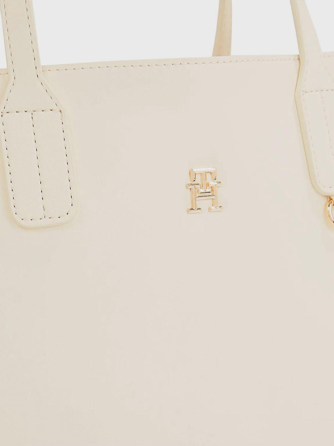 Cartera Tote Estilo Bandolera Beige Tommy Hilfiger-2