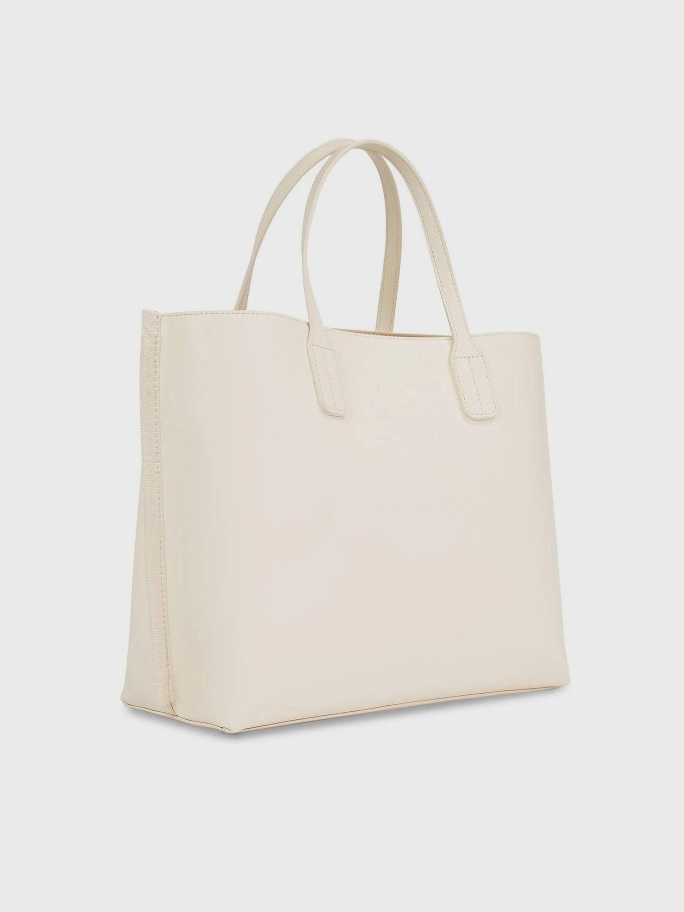 Cartera Tote Estilo Bandolera Beige Tommy Hilfiger-3