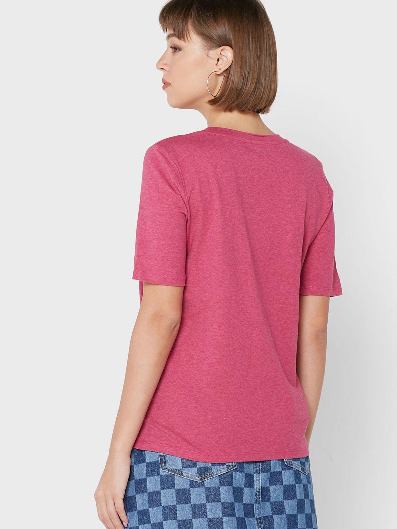 Polera State Of Mind Logo Fucsia Tommy Hilfiger-1
