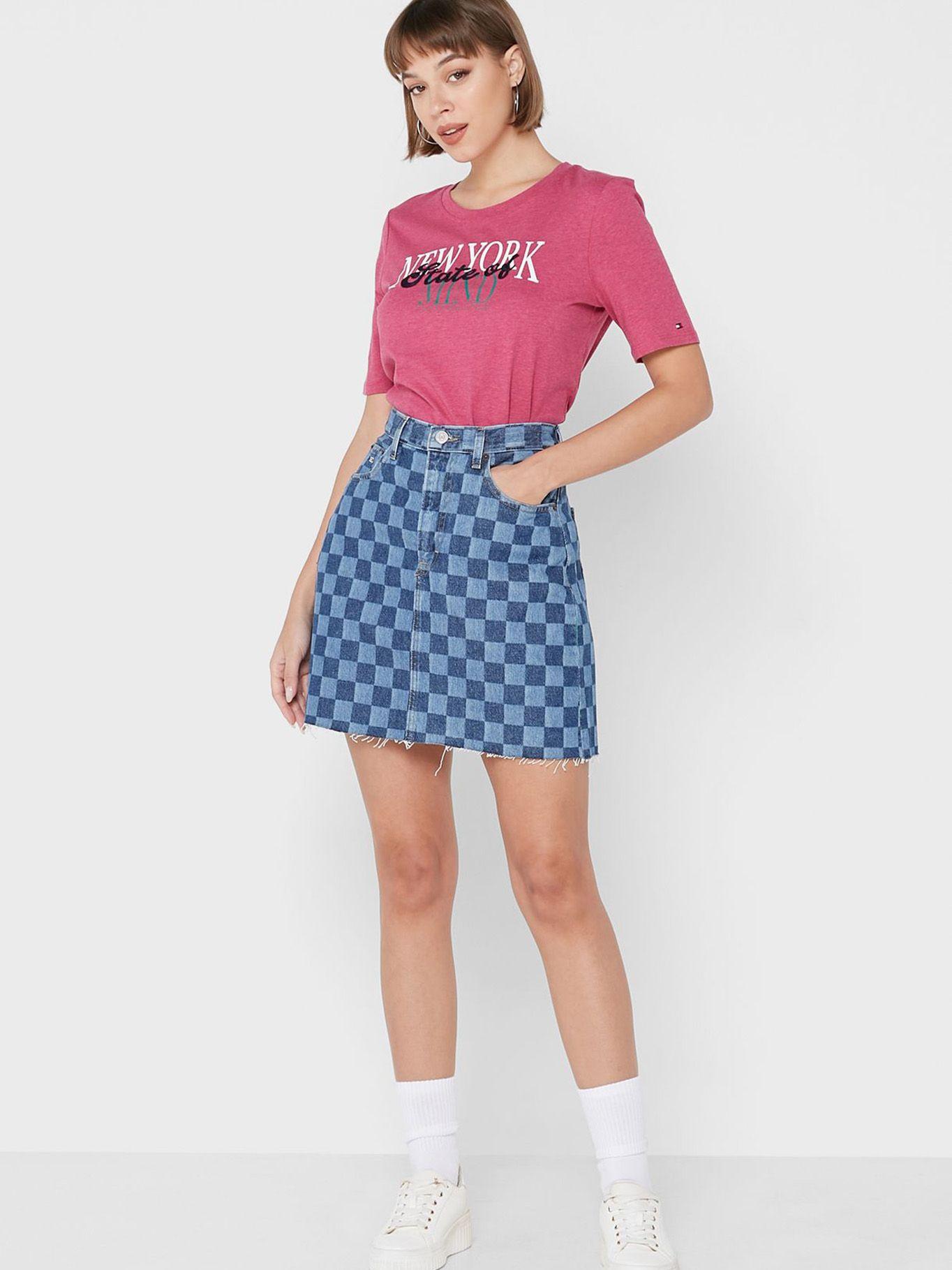 Polera State Of Mind Logo Fucsia Tommy Hilfiger-3