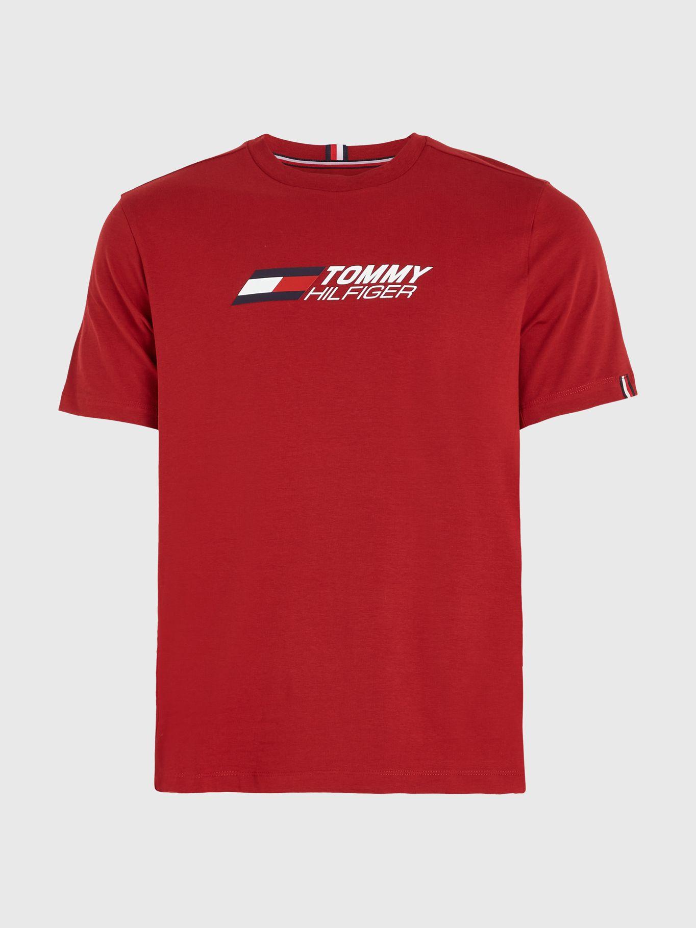 Polera Sport Essential Con Logo Rojo Tommy Hilfiger-4