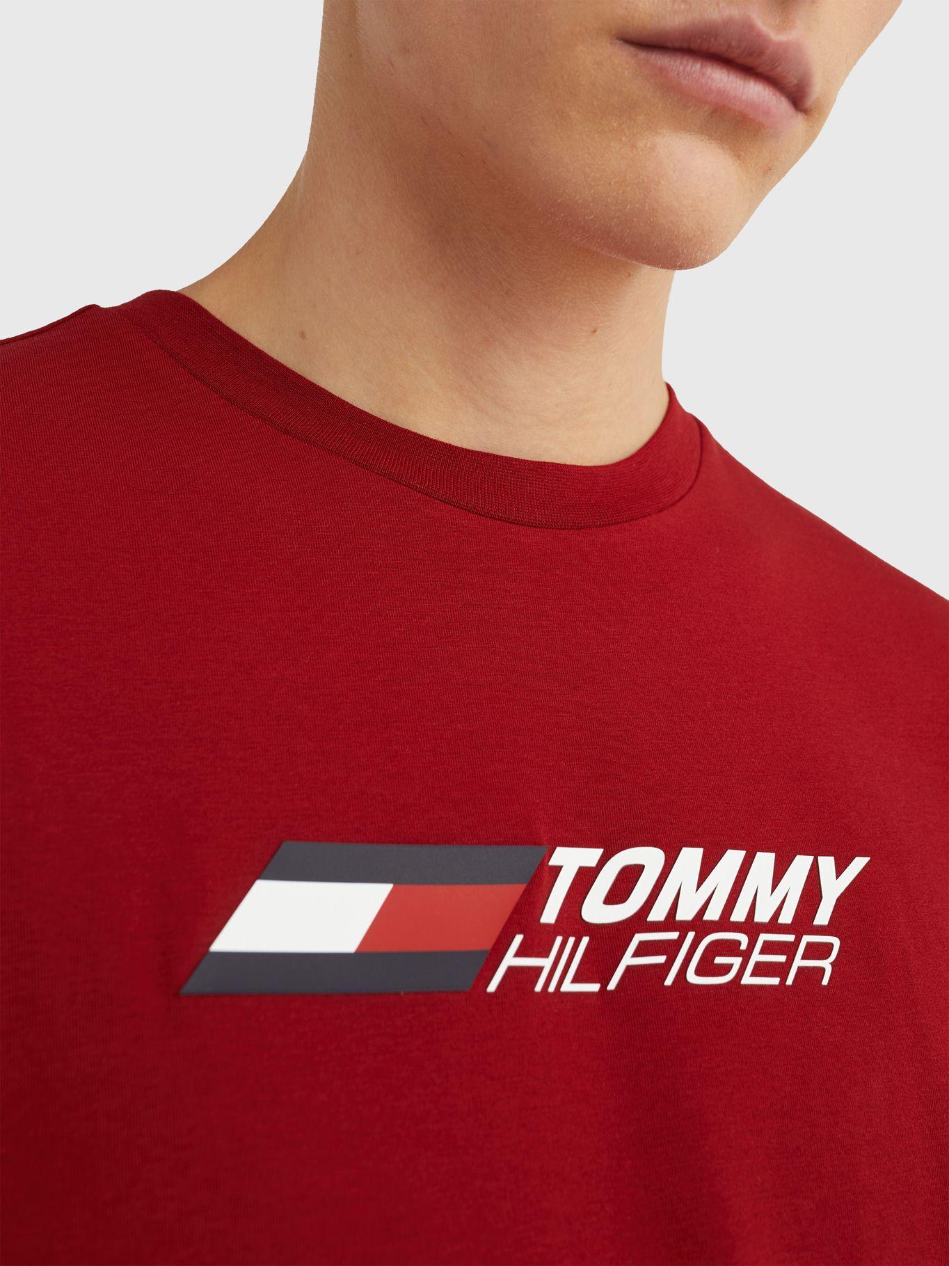 Polera Sport Essential Con Logo Rojo Tommy Hilfiger-3