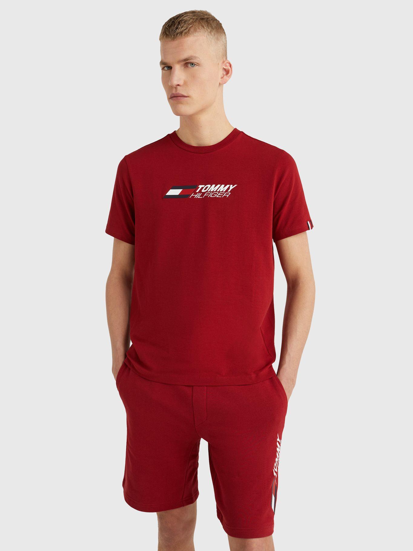 Polera Sport Essential Con Logo Rojo Tommy Hilfiger-0