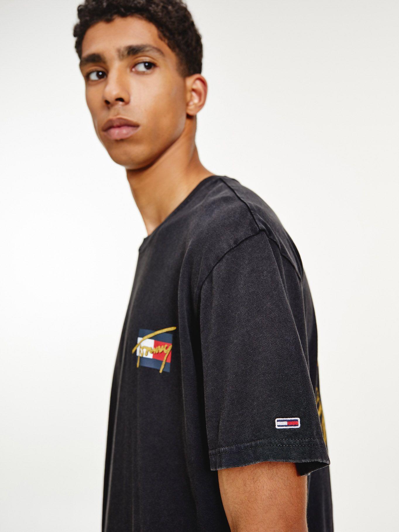 Polera Tjm Vintage Circular Negro Tommy Hilfiger-2
