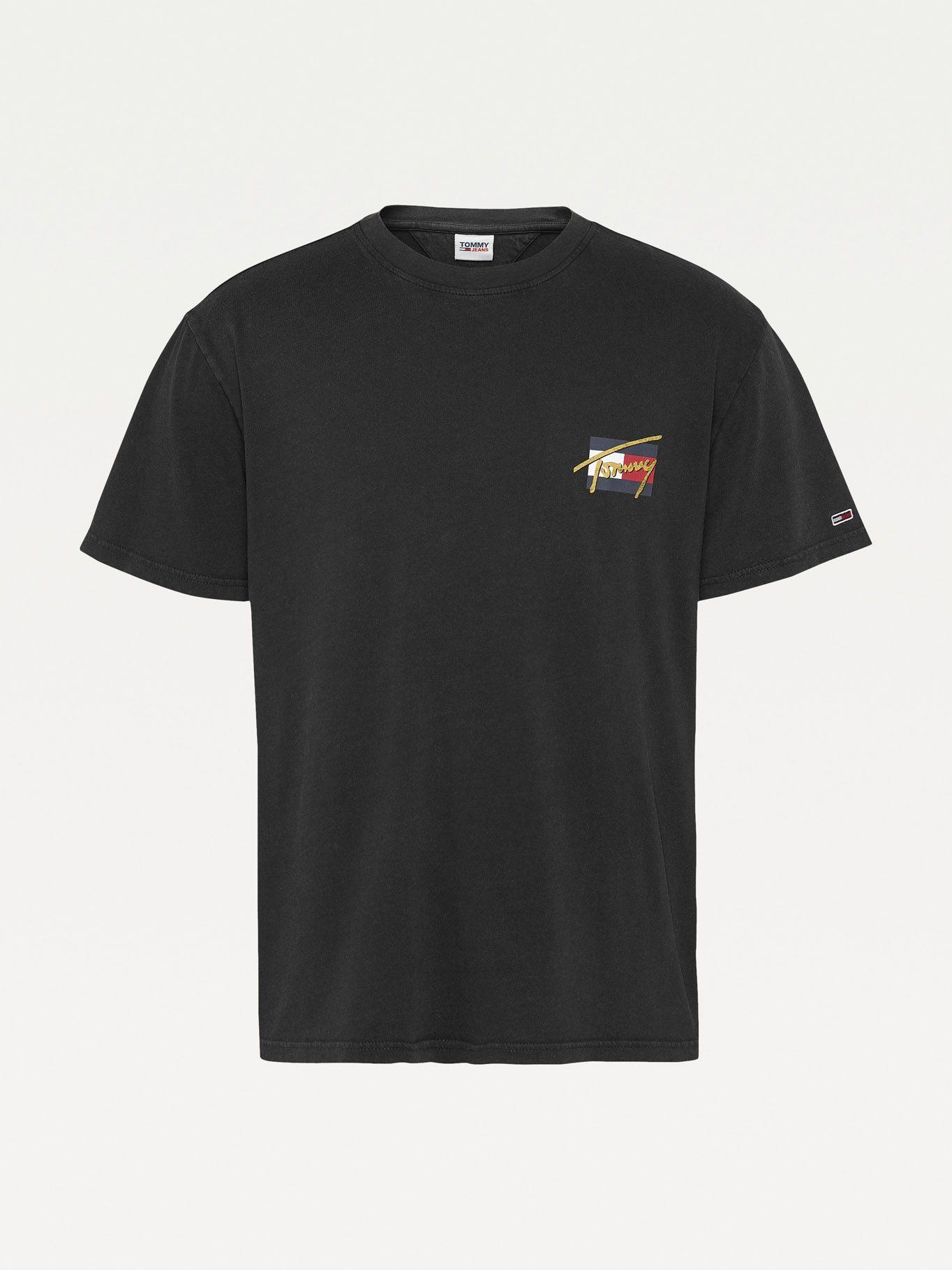 Polera Tjm Vintage Circular Negro Tommy Hilfiger-3