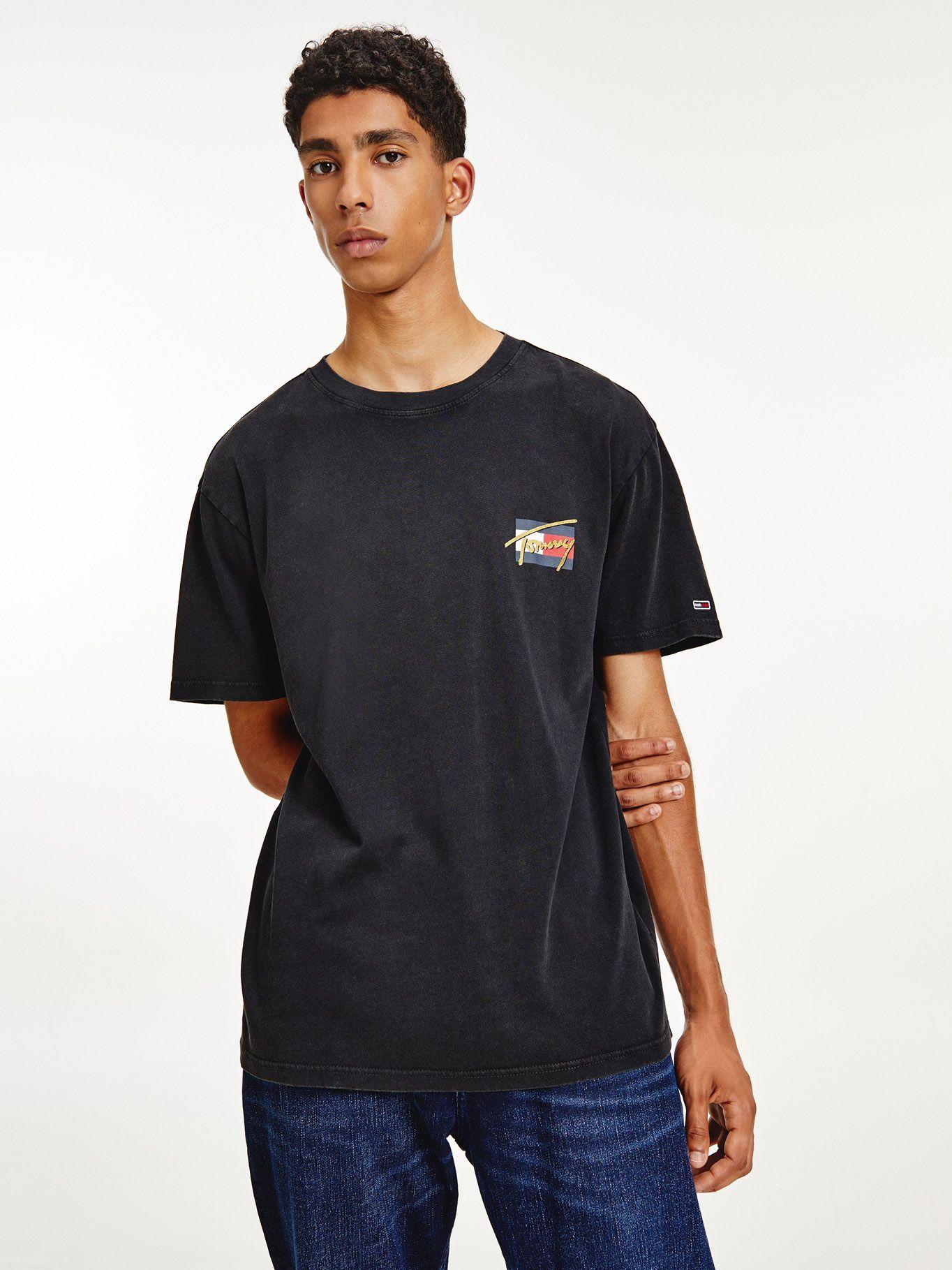 Polera Tjm Vintage Circular Negro Tommy Hilfiger-0