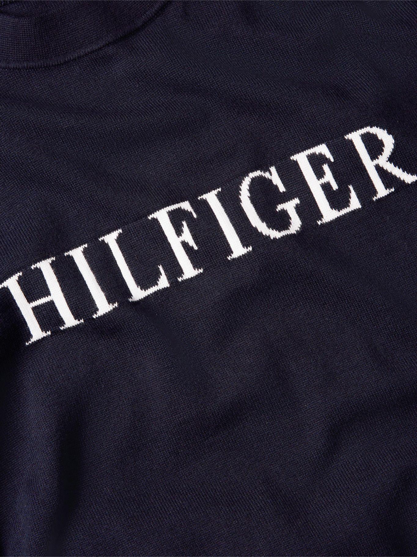 Sweater Heritage Logo Azul Tommy Hilfiger-3