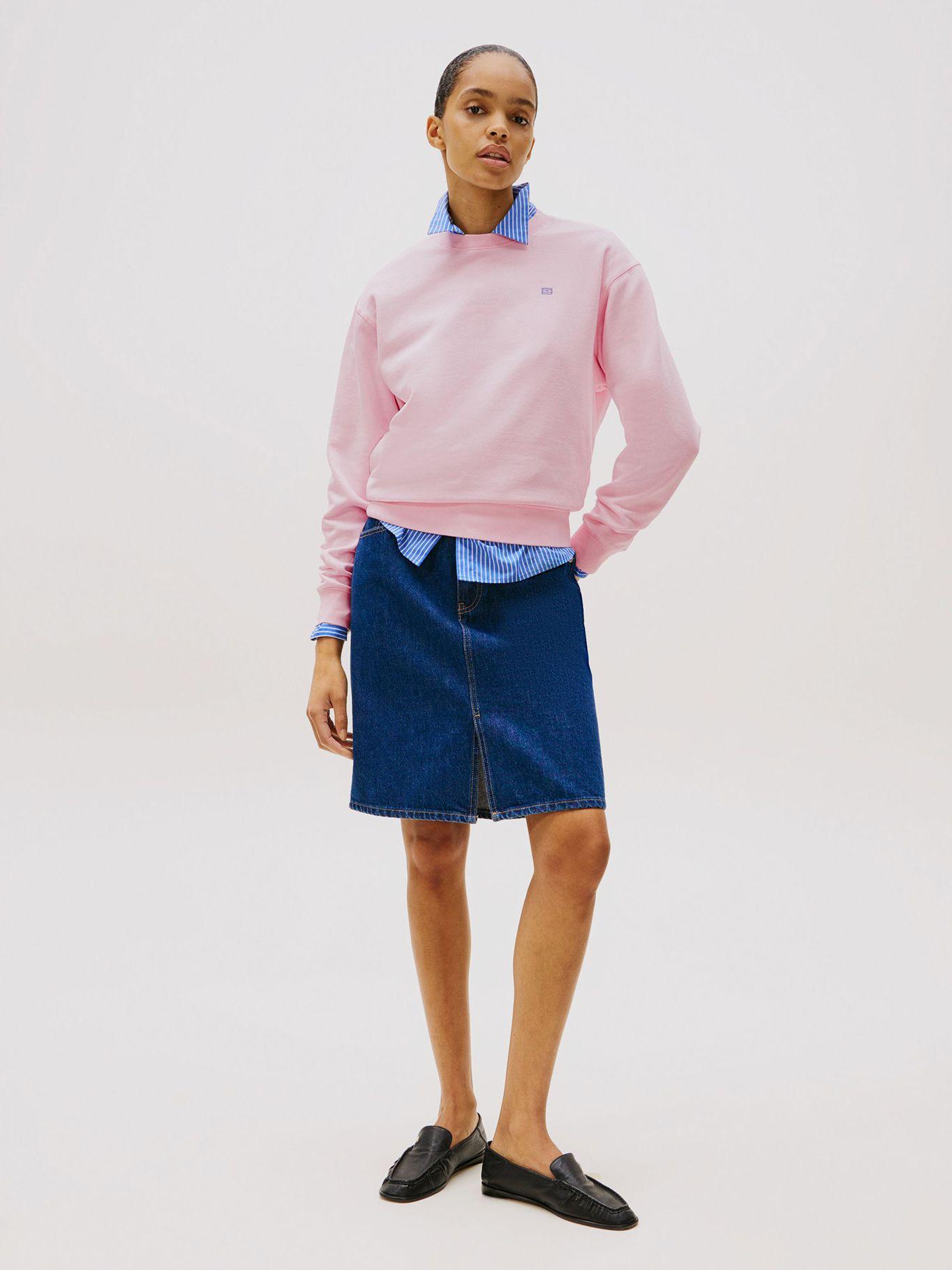 Polerón Contrast Flag Logo Rosado Tommy Hilfiger-1