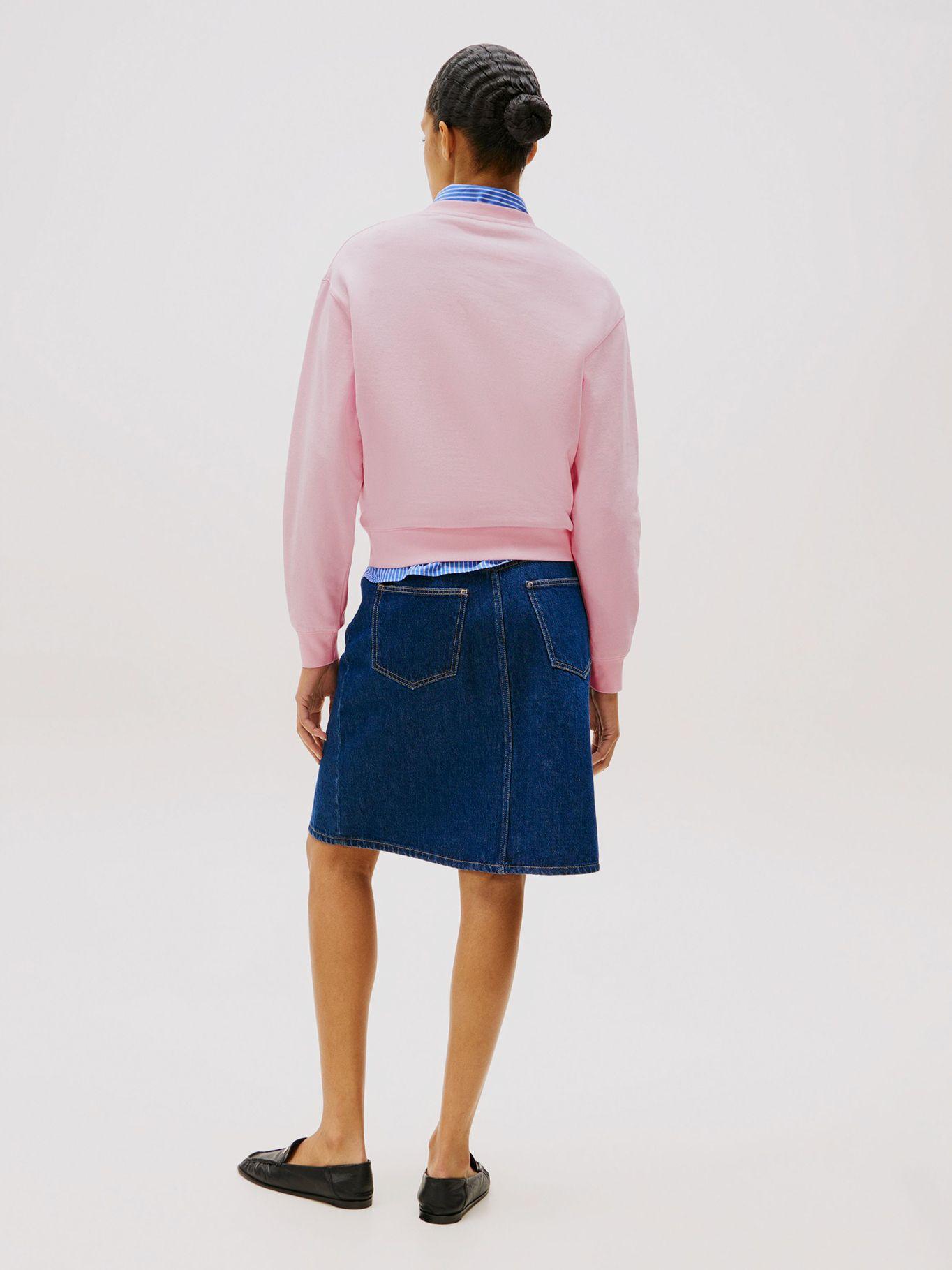 Polerón Contrast Flag Logo Rosado Tommy Hilfiger-2