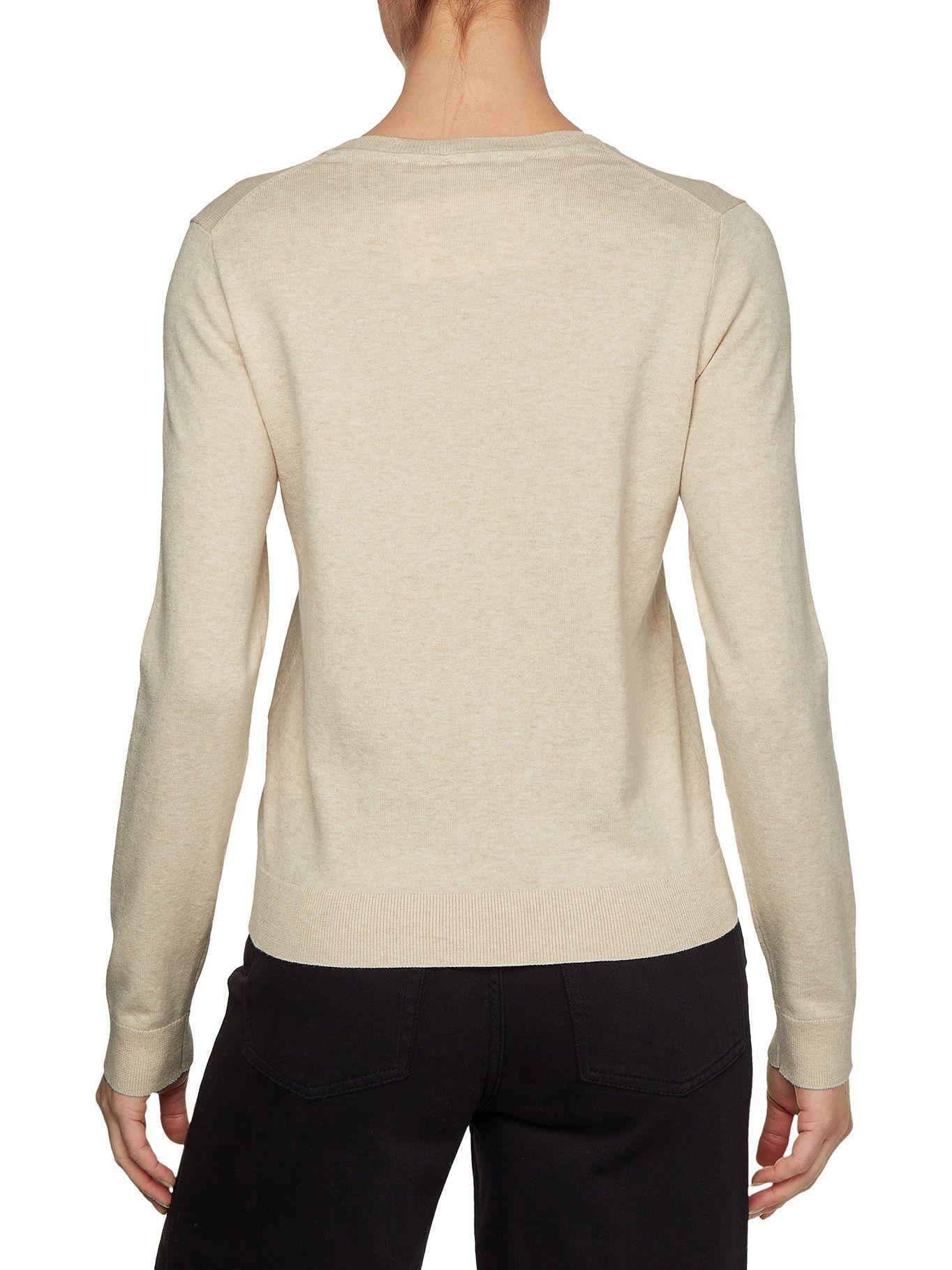 Cárdigan De Algodón Con Botones Beige Tommy Hilfiger-1