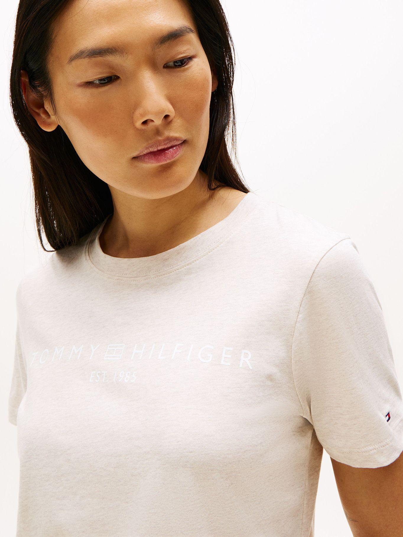 Polera Signature Con Logo Blanco ADK Tommy Hilfiger-3