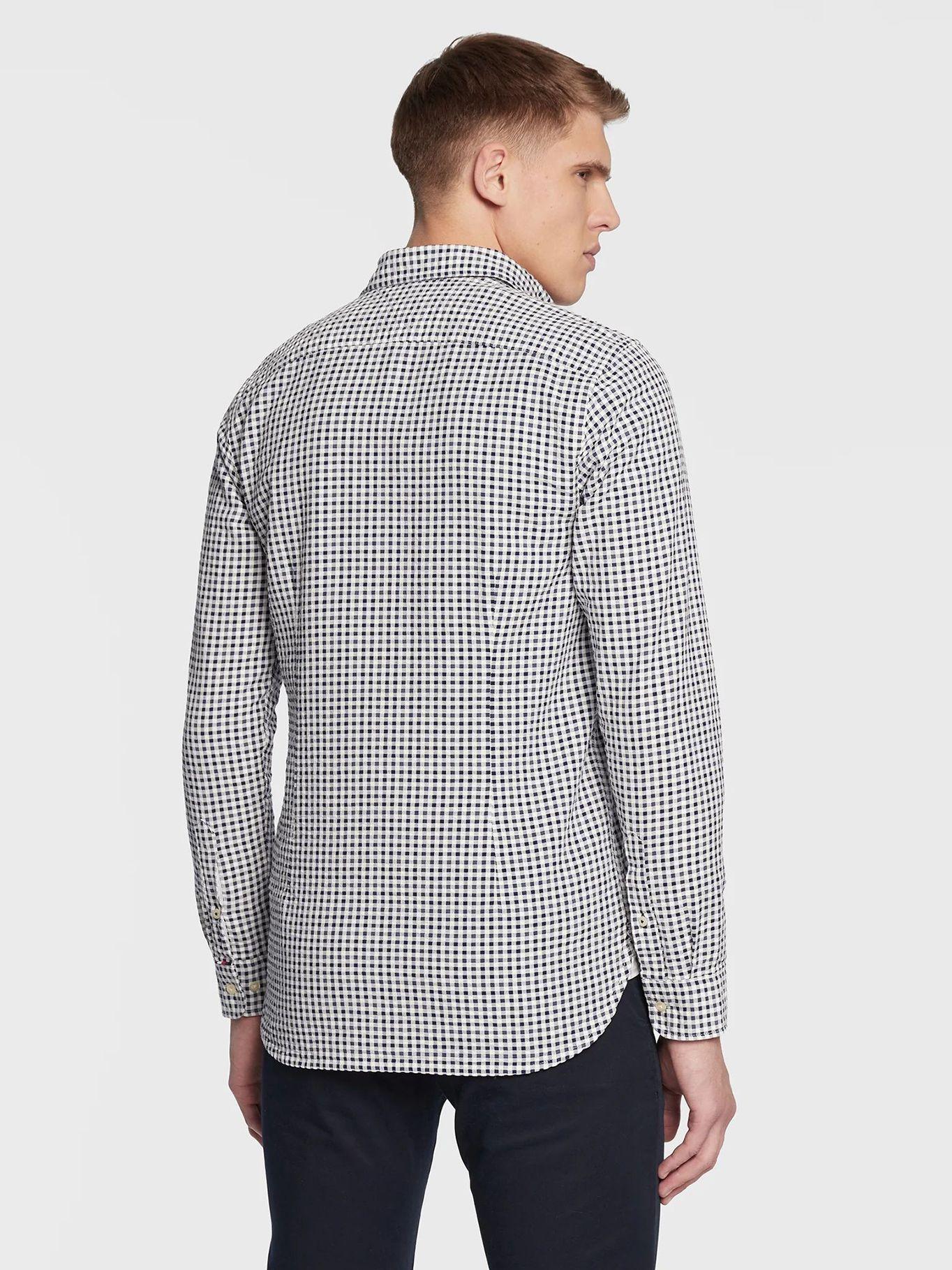 Camisa A Cuadros Vichy Slim Fit Gris Tommy Hilfiger-2