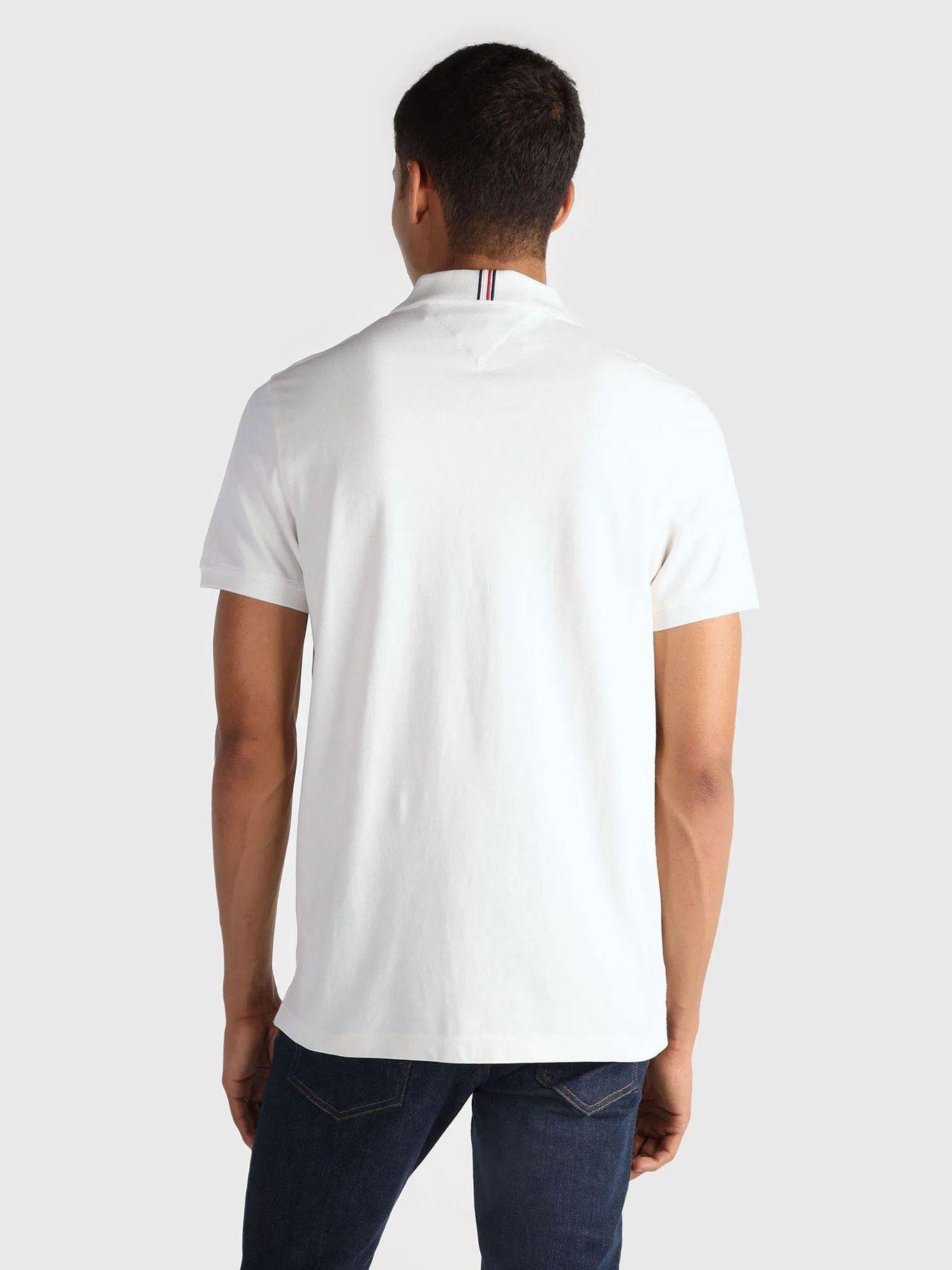 Polo Script Branded Regular Fit Blanco Tommy Hilfiger-2