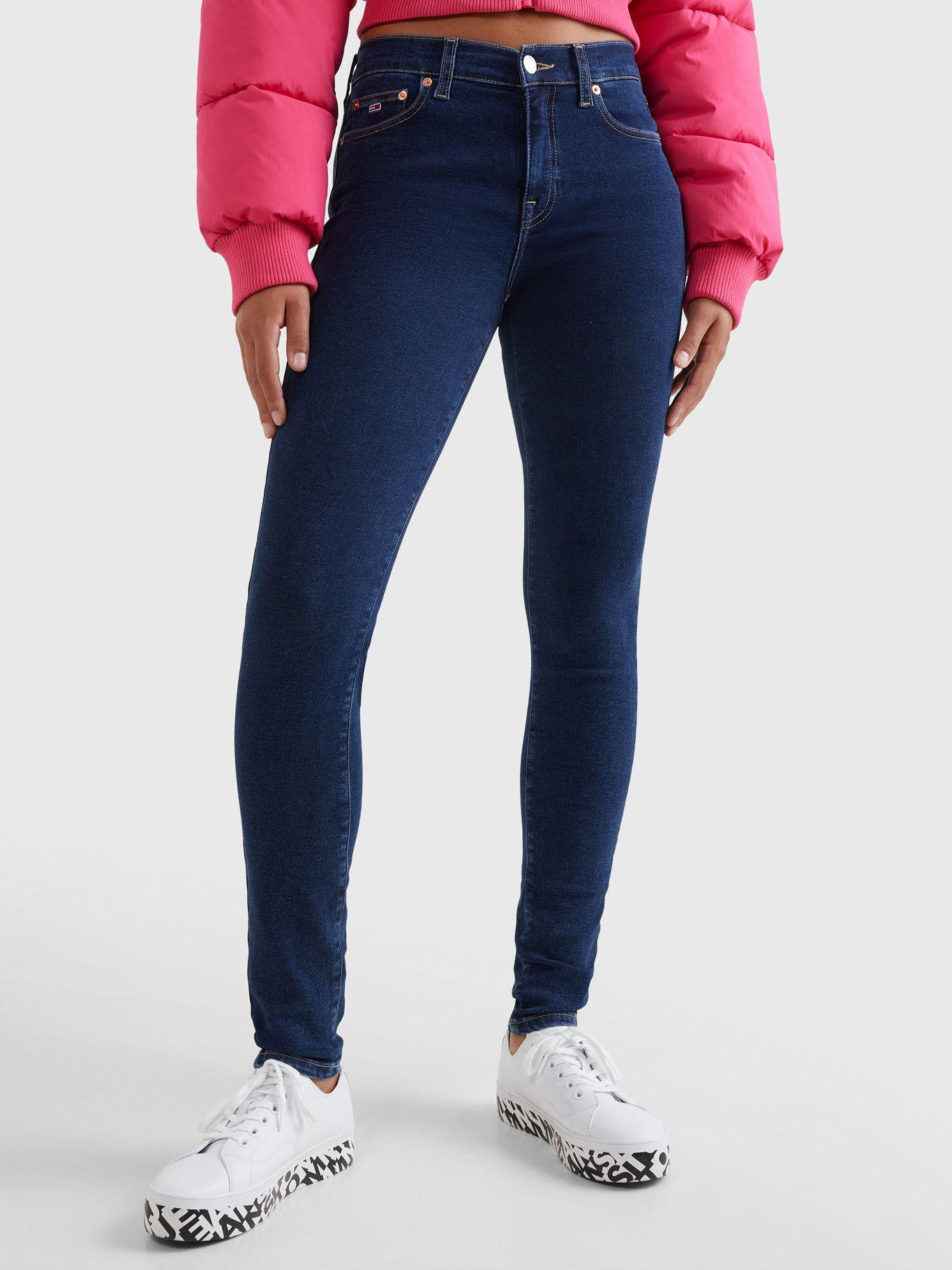 Jeans Nora Skinny Mid Rise Azul Tommy Hilfiger-0