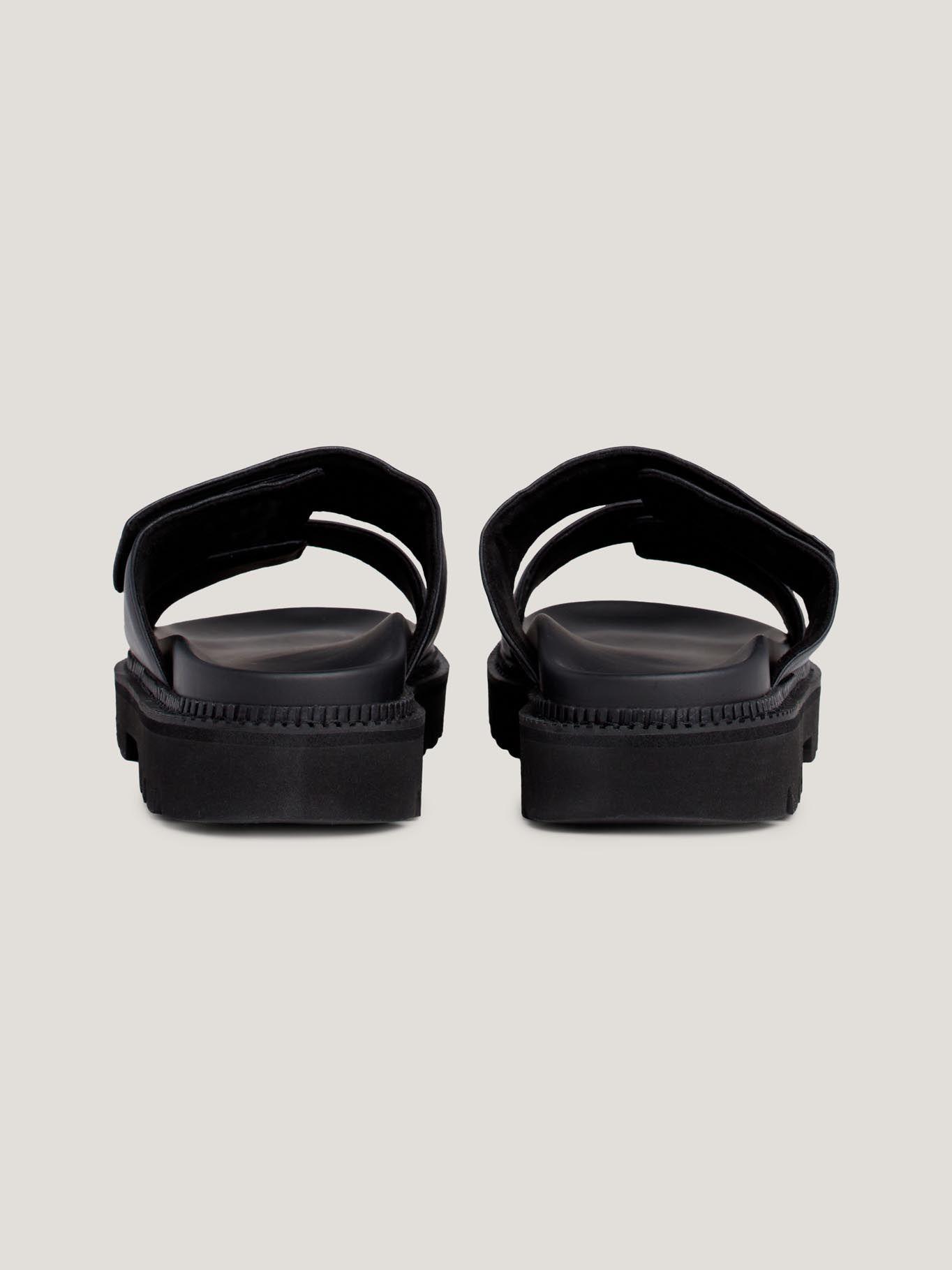 Sandalia Con Suela Dentada Negro Tommy Hilfiger-1